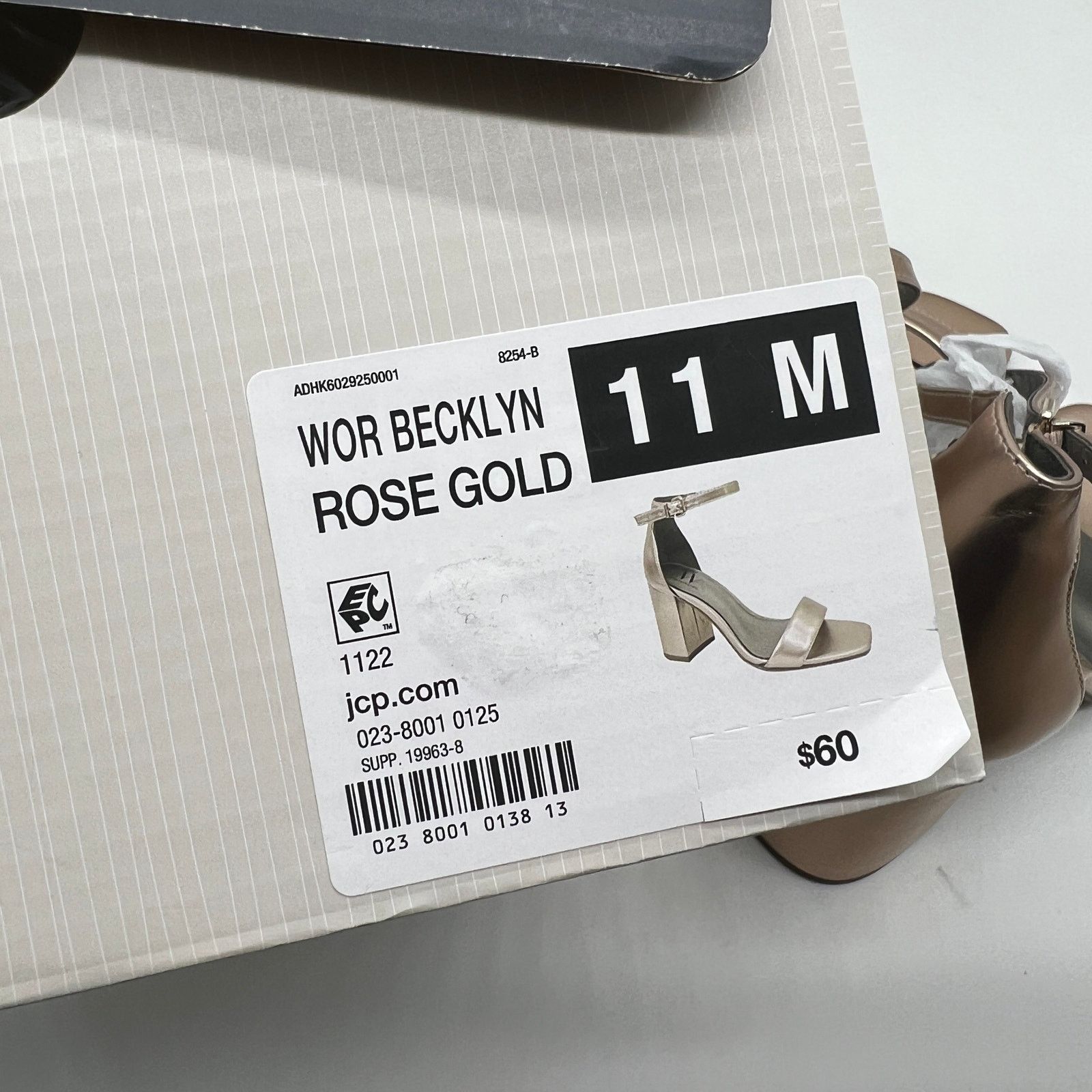 Other Worthington Womens Becklyn Heeled Sandals Rose Gold Size 11M Size US 11 / IT 41 - 10 Thumbnail