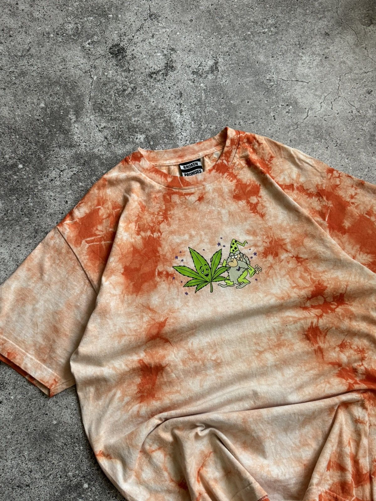 Broken Promises Co. Vintage Broken Promises hash grass oversized t-shirt Size US L / EU 52-54 / 3 - 6 Thumbnail