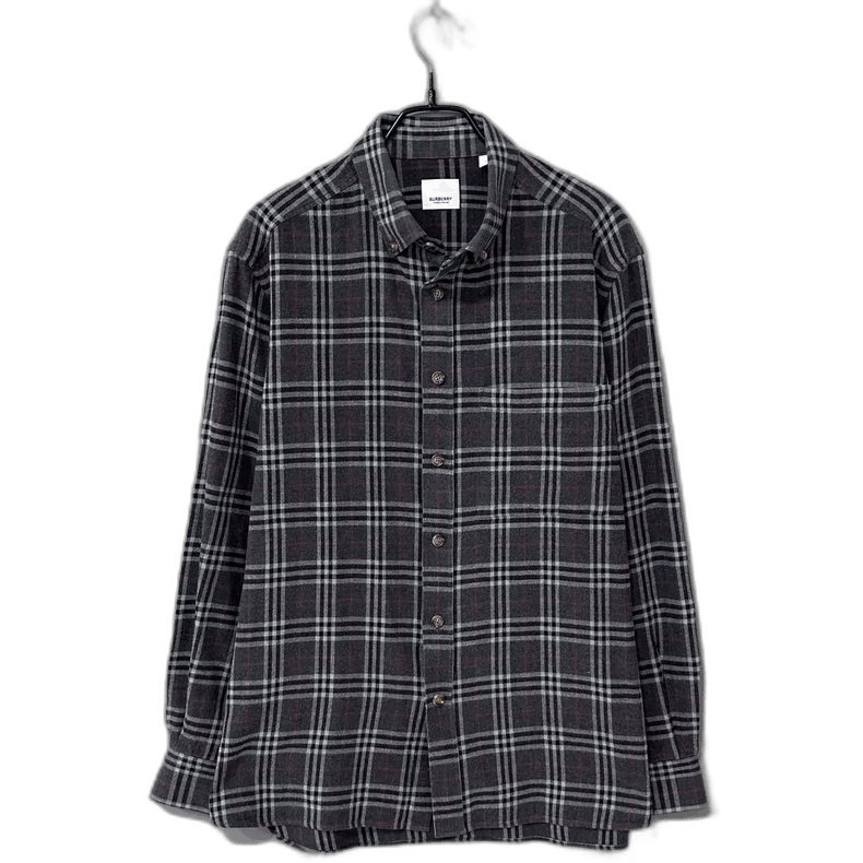 Burberry Classic Black Plaid Shirt by Burberry Size US L / EU 52-54 / 3 - 1 Thumbnail