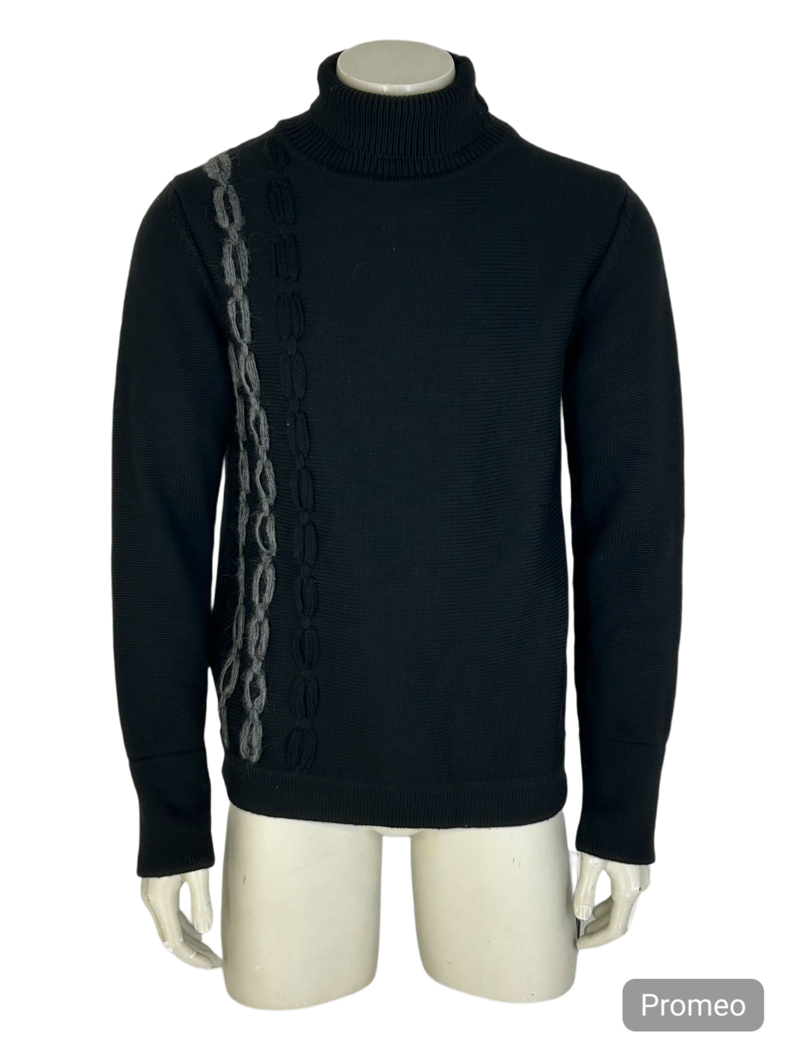 Dior DIOR HOMME ROPE CABLE DETAIL ROLL NECK KNIT Size US M / EU 48-50 / 2 - 1 Thumbnail
