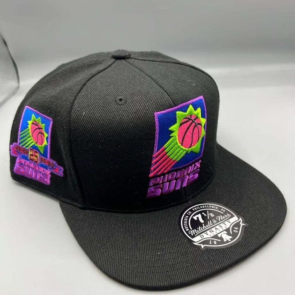 Mitchell & Ness Phoenix Suns Hat Men 7 1/2 Mitchell & Ness NBA Fitted Cap Size ONE SIZE - 1 Thumbnail