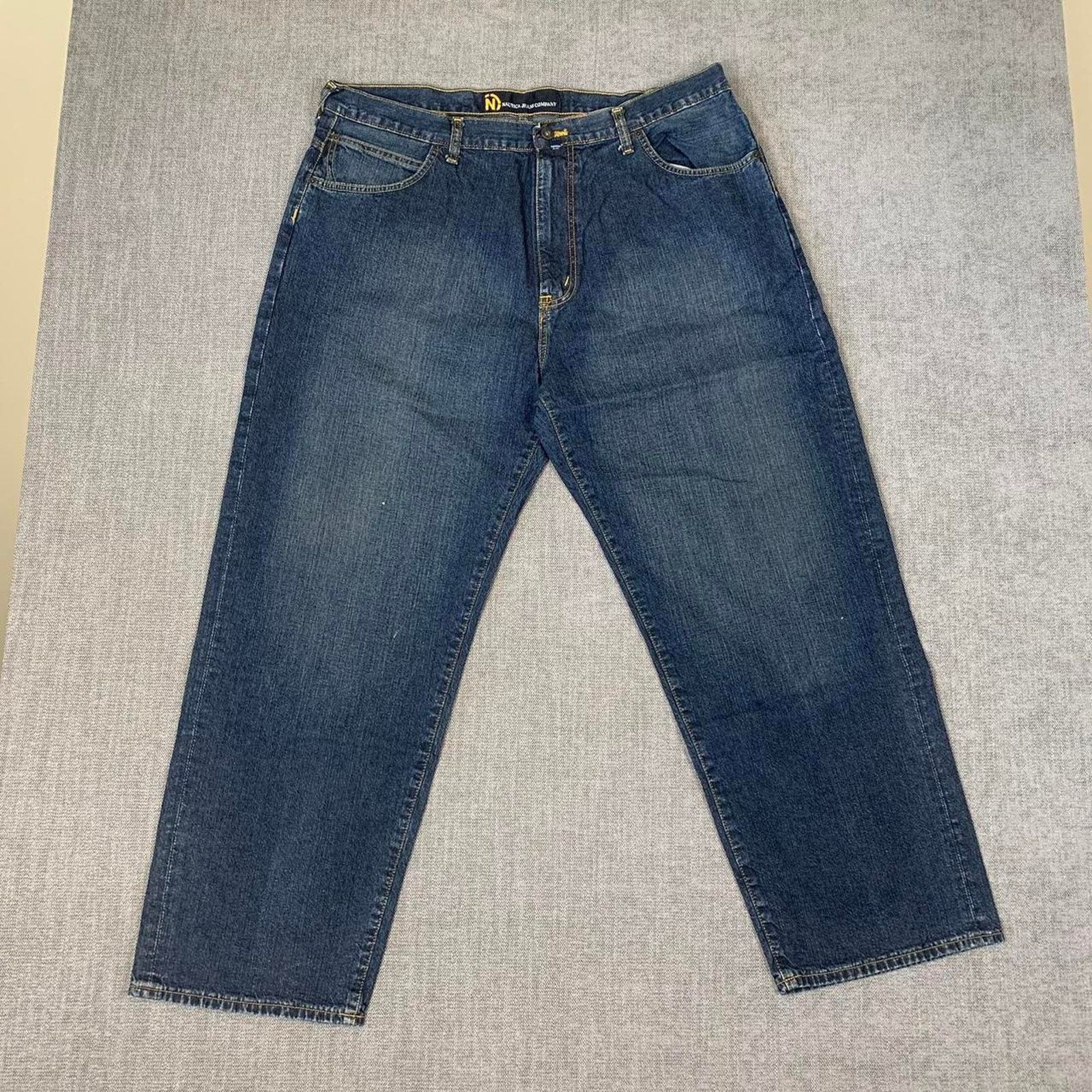 Nautica Y2K Nautica Wide Leg Dark Denim Jeans Size US 40 / EU 56 - 4 Thumbnail