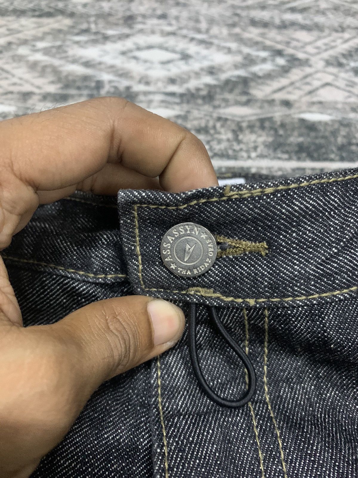 Other 🔥BAGGY🔥OG ASSASSYN JEANZ BAGGY EMBROIDERED PANT RARE DESIGN Size US 36 / EU 52 - 9 Thumbnail