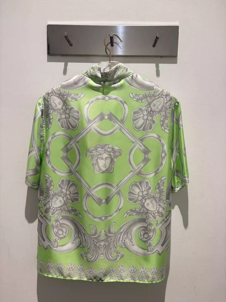 Versace Versace Men's Medusa court-style print shirt Size US M / EU 48-50 / 2 - 9 Thumbnail