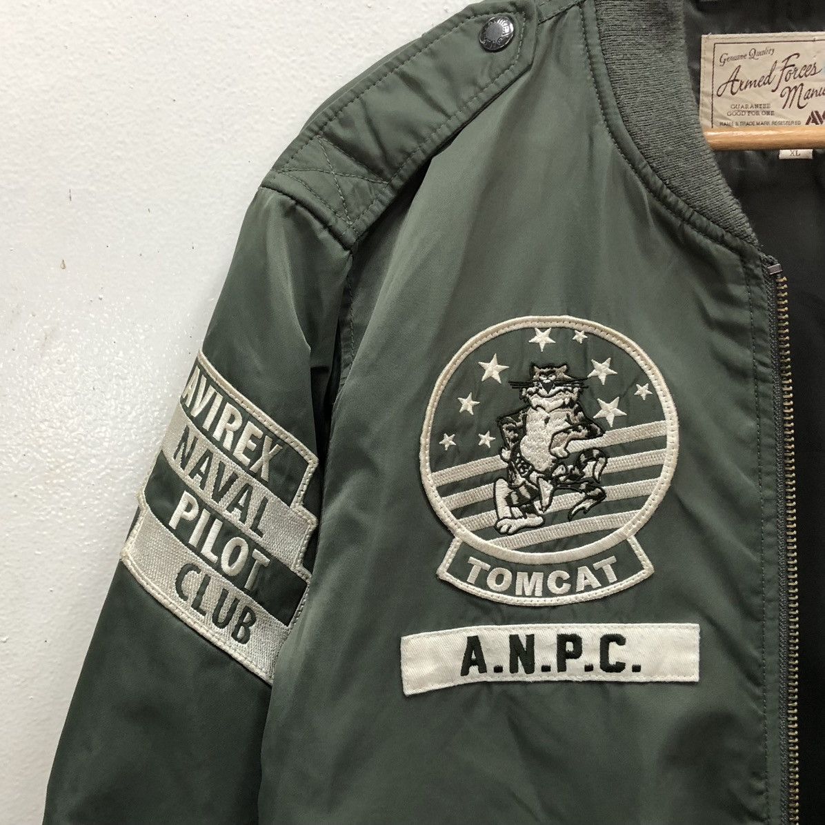 Avirex AVIREX L-2B TOMCAT Ma-1 Flight Bomber Jacket Size US XL / EU 56 / 4 - 5 Thumbnail