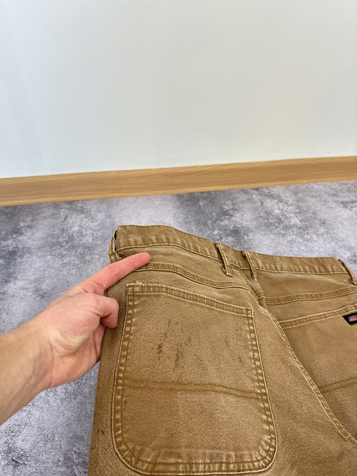 Dickies Vintage Dickies Faded Carpenter Cargo USA Opium Work Pants Size US 34 / EU 50 - 6 Thumbnail
