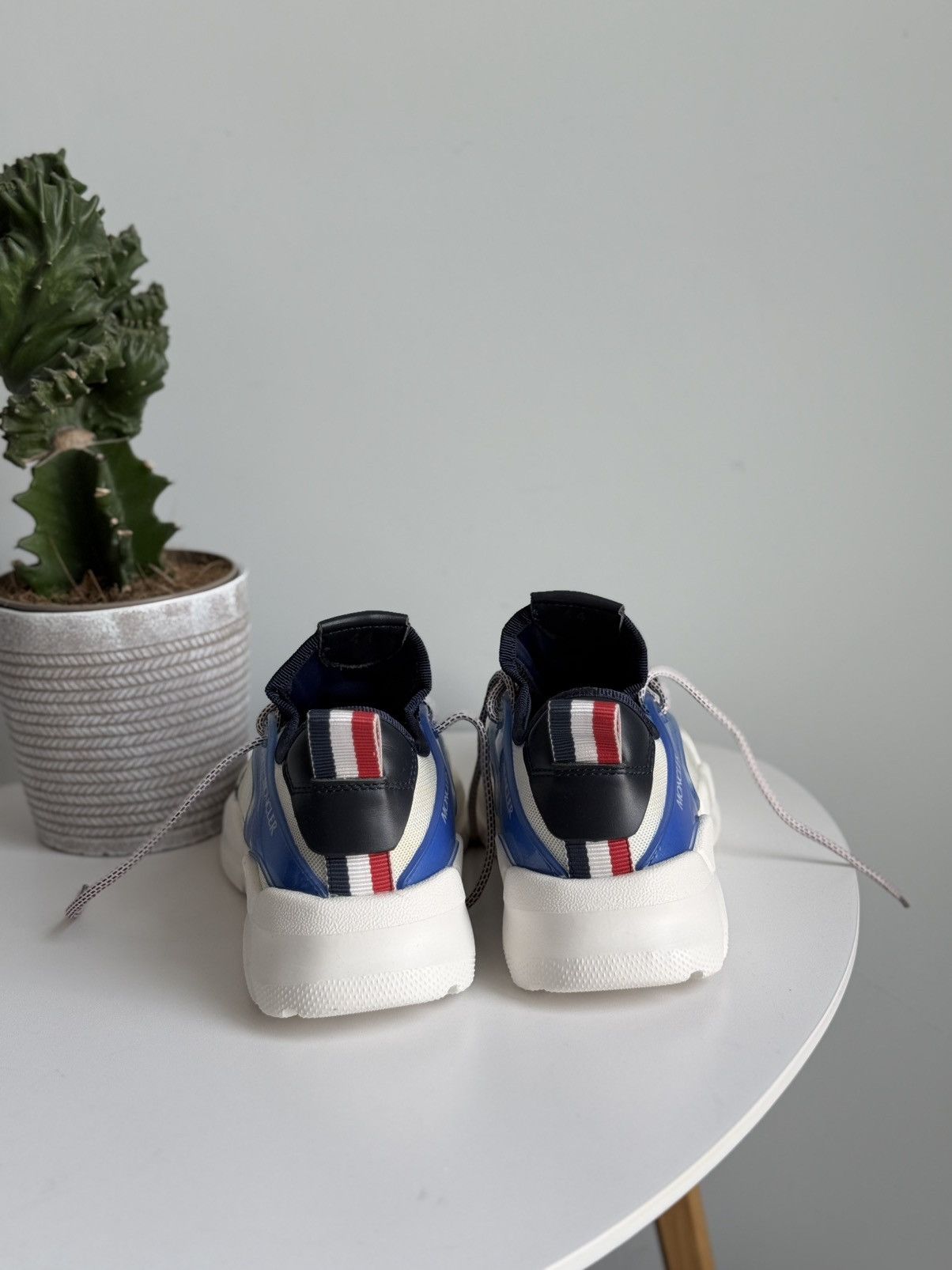 Moncler Moncler Anakin Sneakers Trevor Scarpa White Chunky Sneakers Size US 10 / EU 43 - 9 Thumbnail