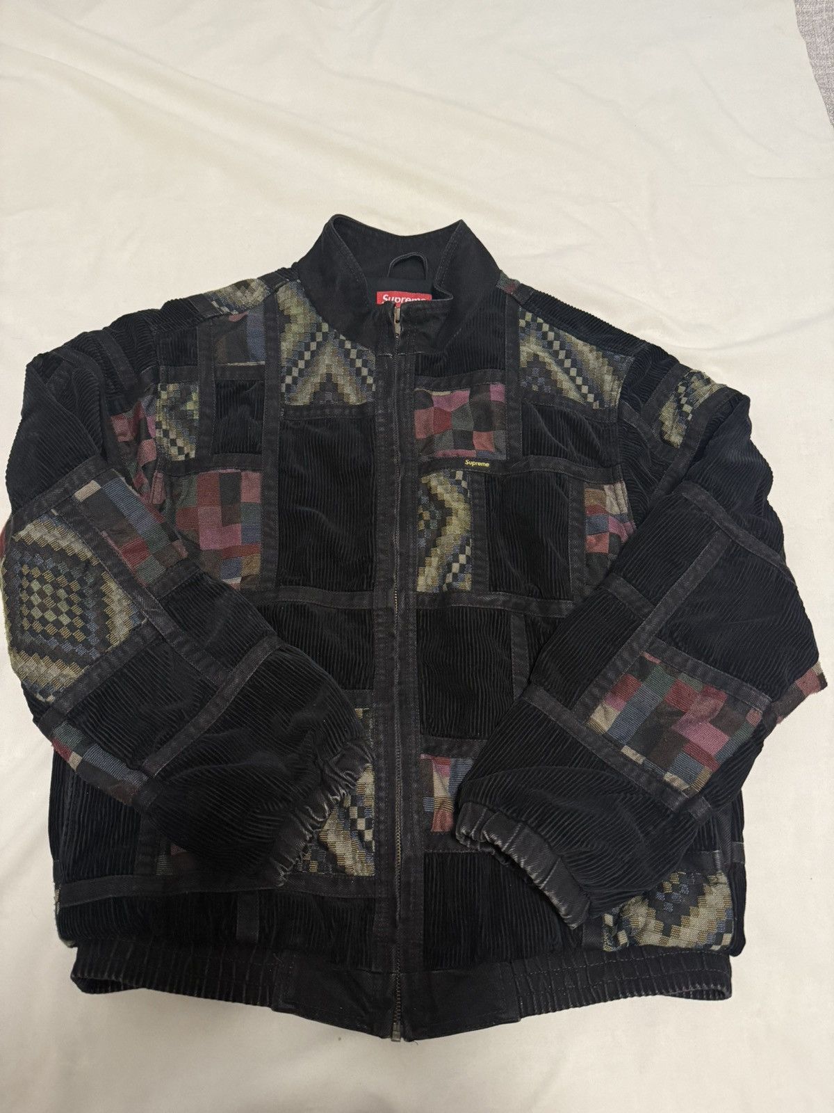 ジャケット・アウター Supreme Corduroy Patchwork DenimJacket M 137087106.jpg?cmsp_timestamp=