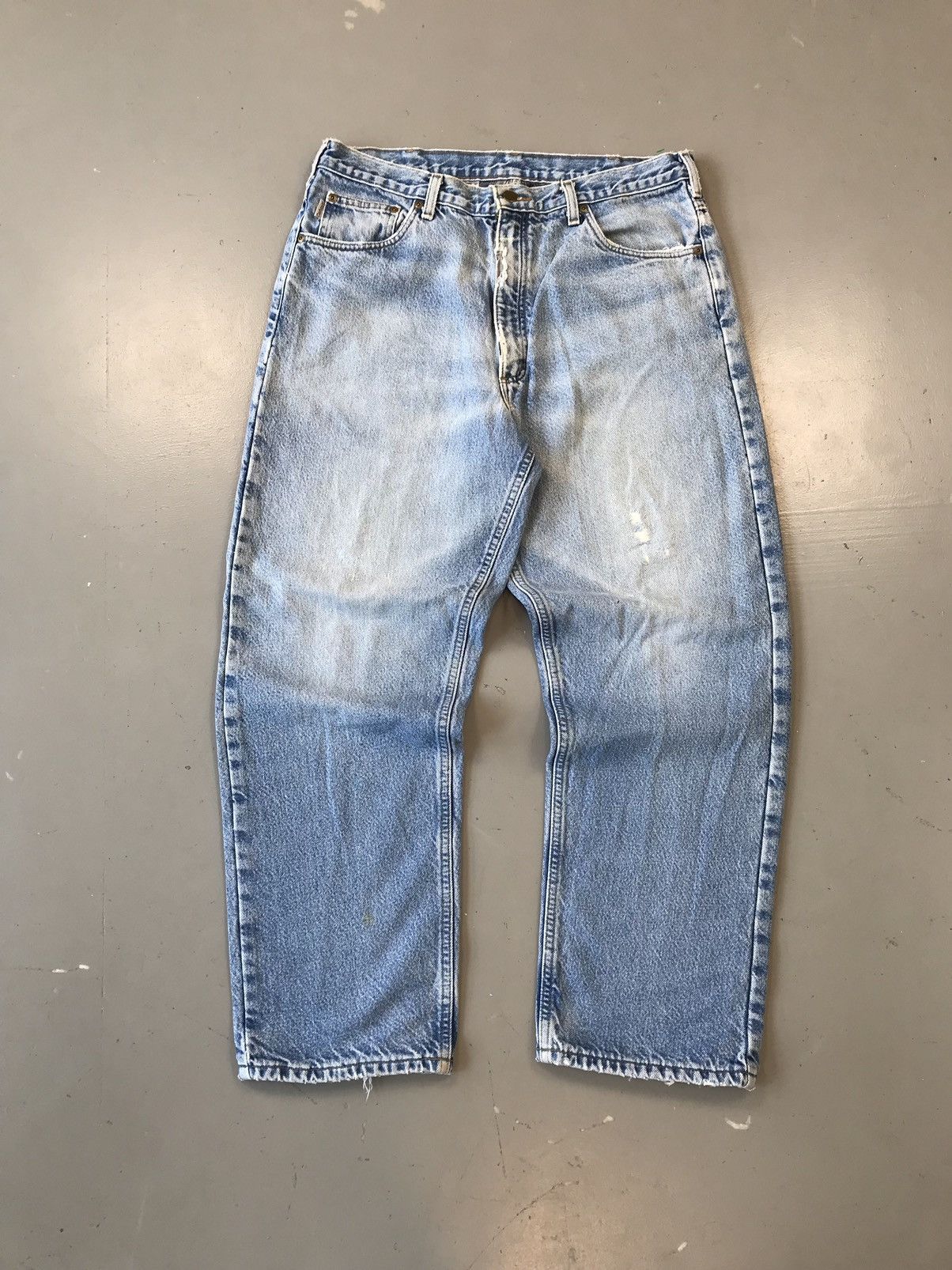 Carhartt × Vintage Vintage Carhartt b172 bst flannel line denim Size US 36 / EU 52 - 2 Thumbnail
