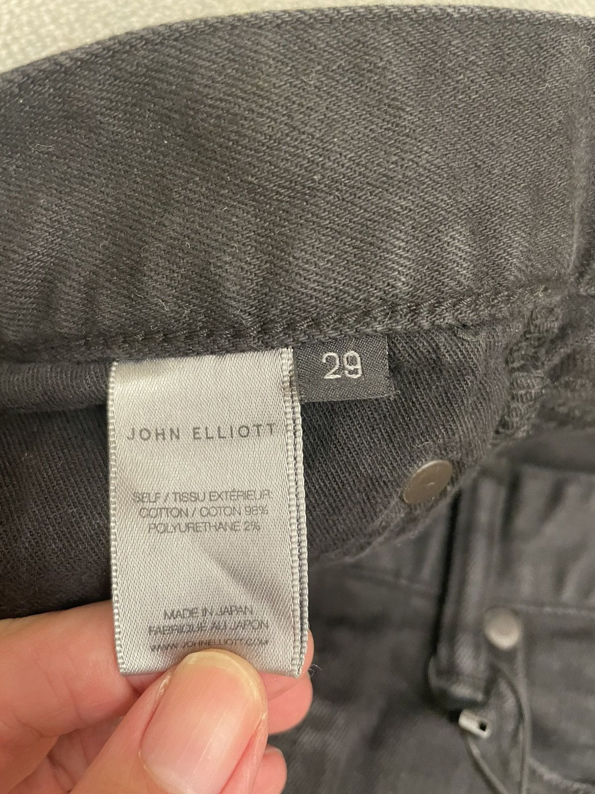 John Elliott John Elliott The Cast 2 Straight Carbon Jeans - NEW Size US 29 - 9 Thumbnail