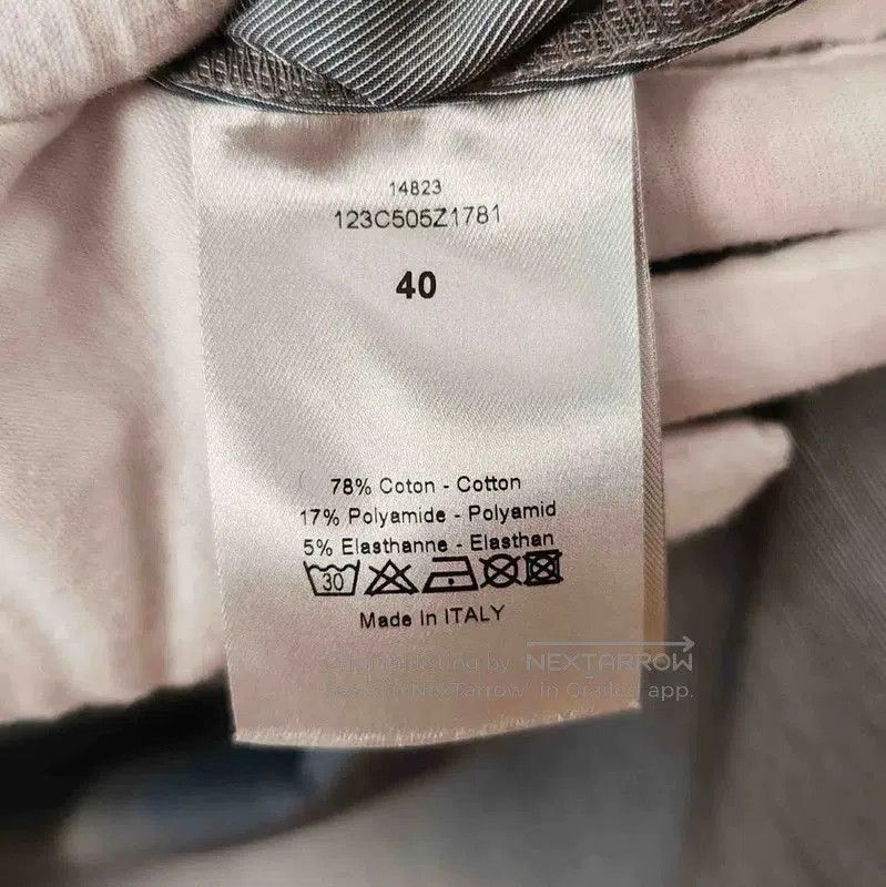 Dior Dior Gray Cotton Long Sleeve Shirt for Men . Size US M / EU 48-50 / 2 - 5 Thumbnail