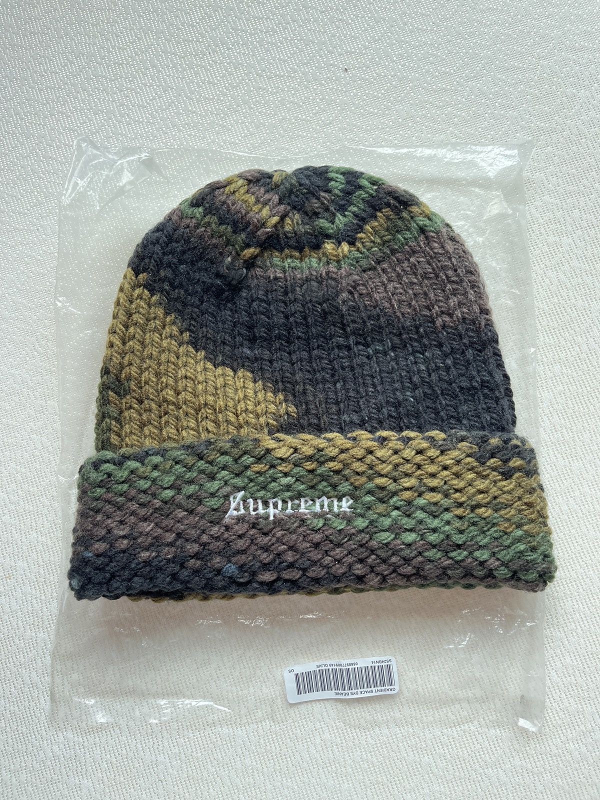 Supreme Gradient Spacedye Beanie (SS24) - $44 Supreme Gradient