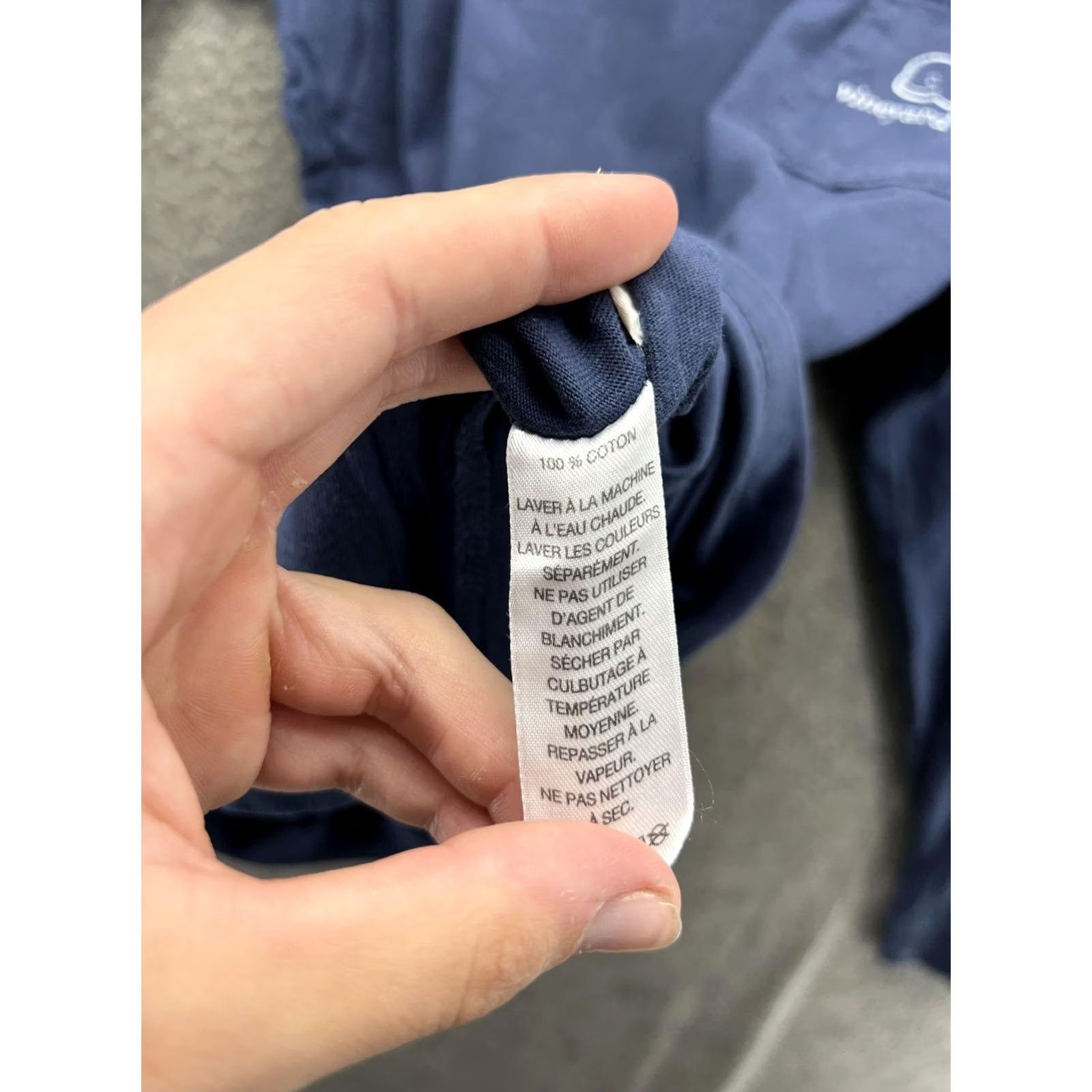 Vineyard Vines VINEYARD VINES Shirt Mens Small Blue Long Sleeve Pocket Whale Logo Tee Tagless Shirt Size US S / EU 44-46 / 1 - 5 Thumbnail