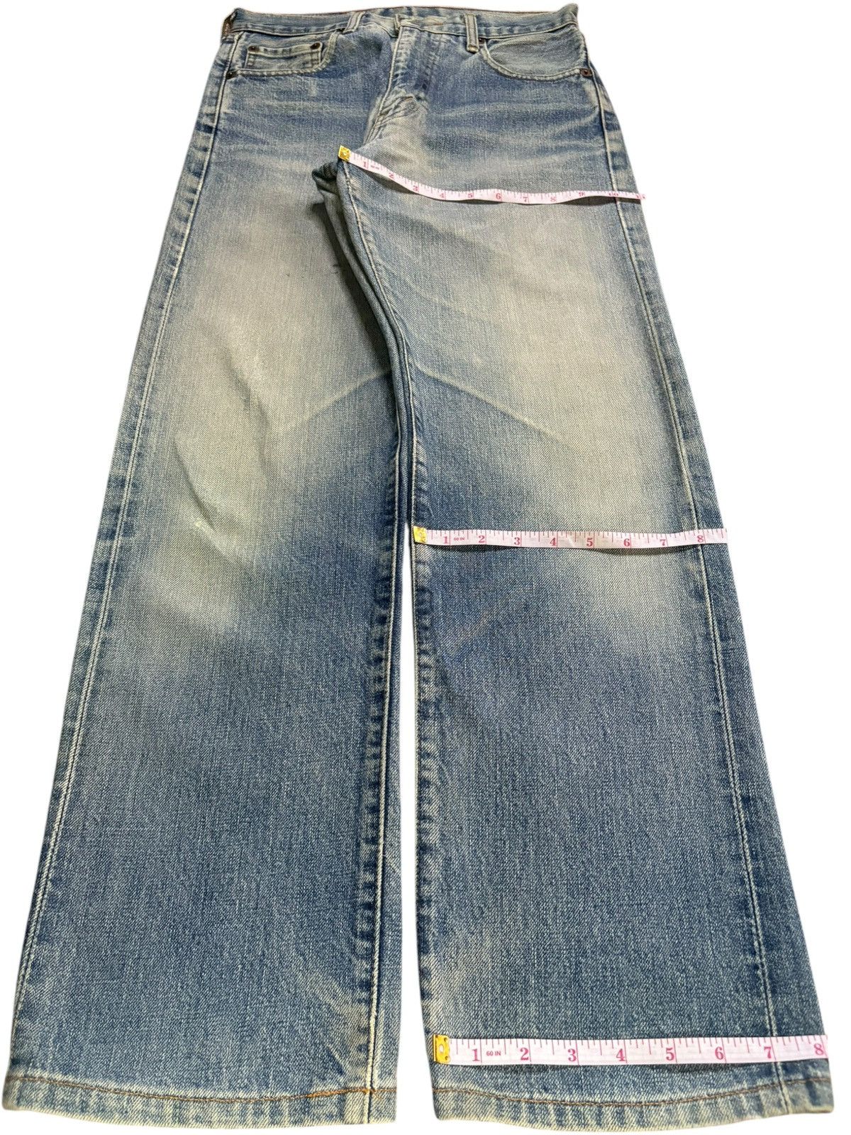 Levi's Vintage 90s Levis 502XX Selvedge Big E Mud Wash Loose Jeans Size US 29 - 16 Thumbnail