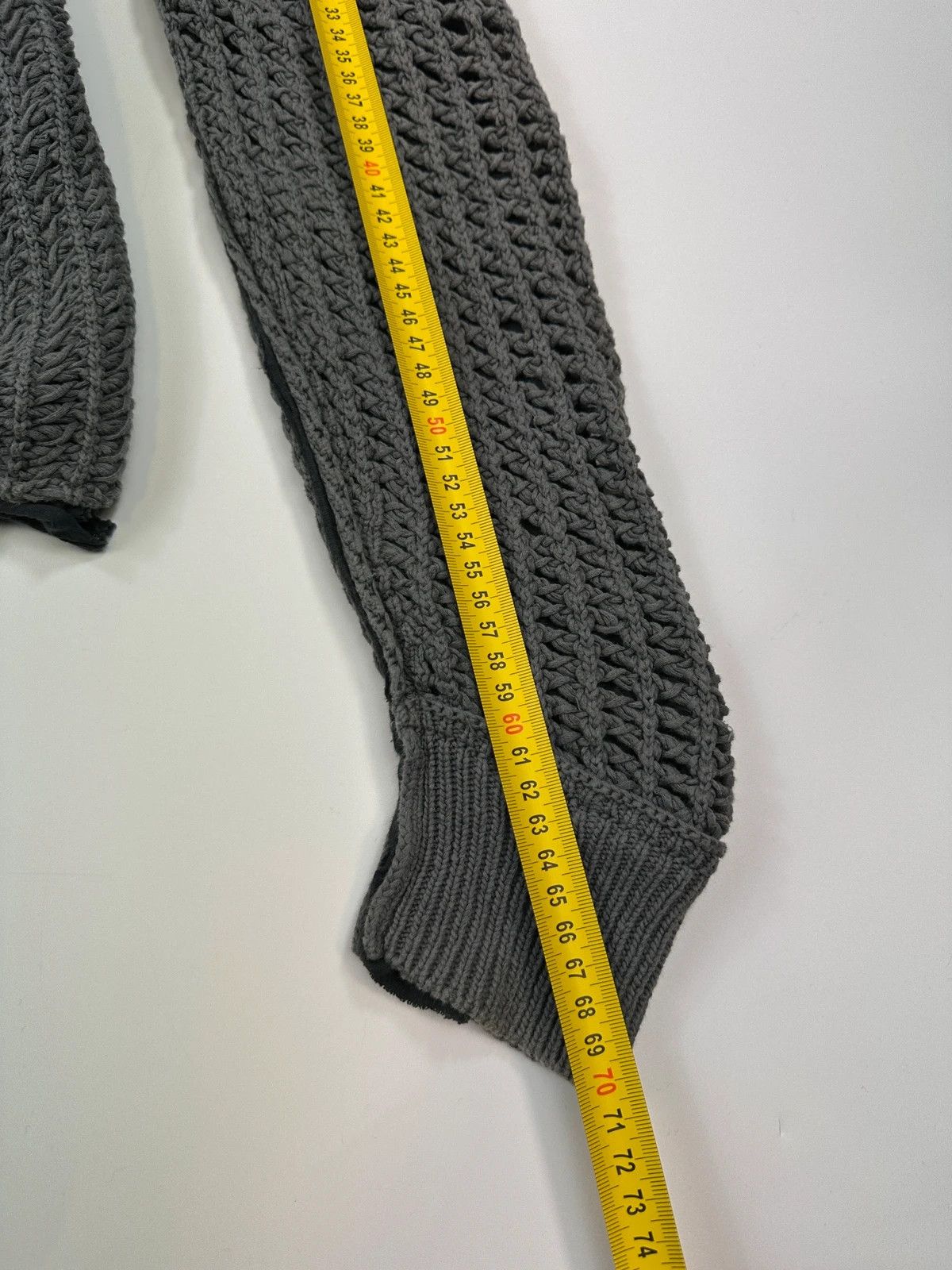 Dolce & Gabbana Dolce & Gabbana 00’s Net Double Layer Grey Mesh Cotton Knit Size US M / EU 48-50 / 2 - 12 Thumbnail