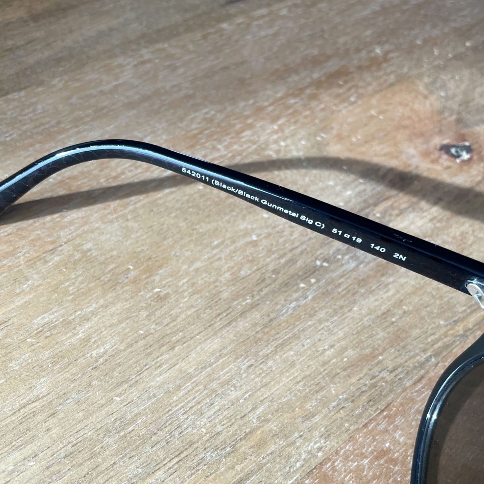 Coach Coach HC 8190 542011 Black Sunglasses Women Square Size ONE SIZE - 3 Thumbnail