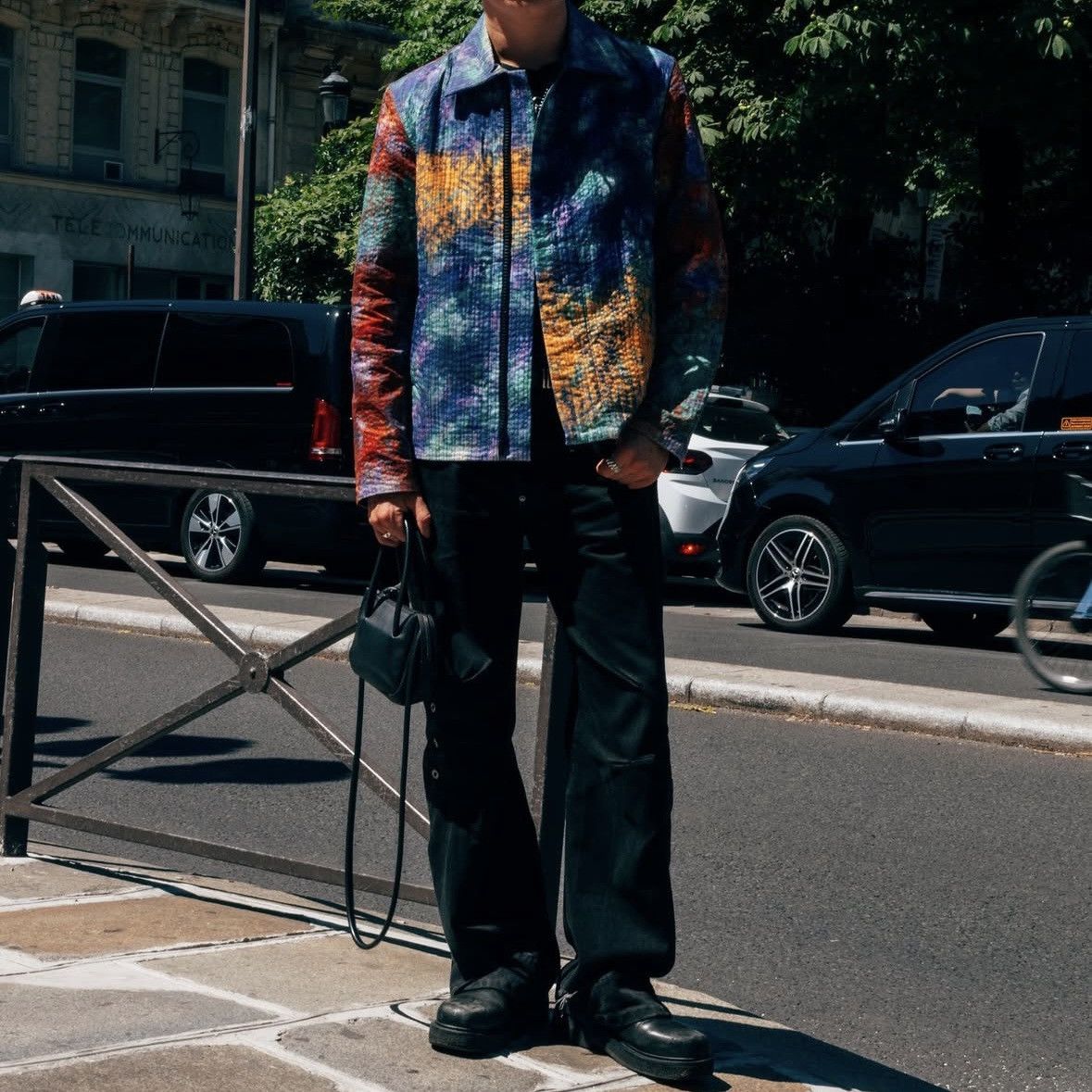 Craig Green SS19 Vibrating Floral Line Stitch Worker Jacket rainbow Size US S / EU 44-46 / 1 - 10 Thumbnail