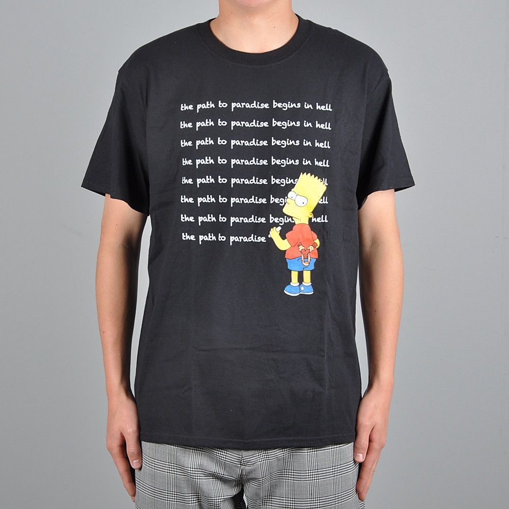 Japanese Brand the path to paradise begins in hell very rare simpsons tee Size US XL / EU 56 / 4 - 1 Thumbnail