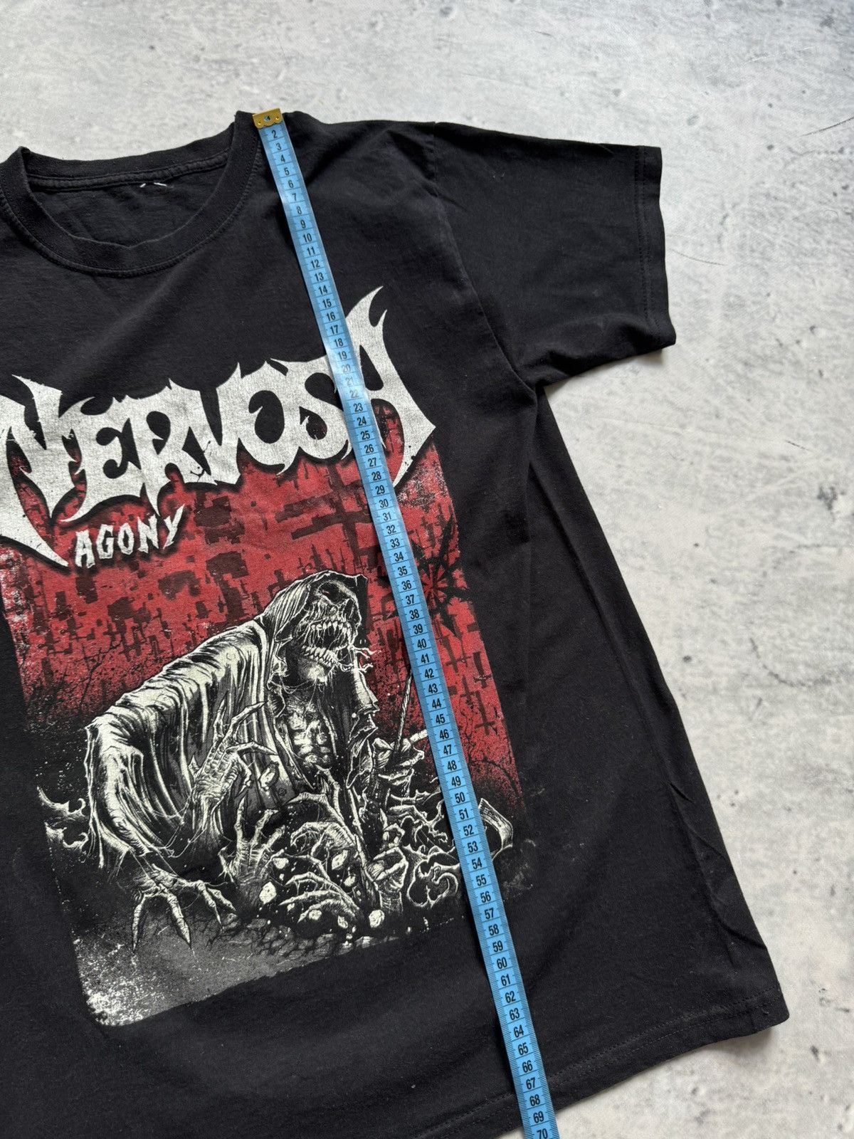 Vintage Nervosa agony big logo merch Means war Size US L / EU 52-54 / 3 - 7 Thumbnail