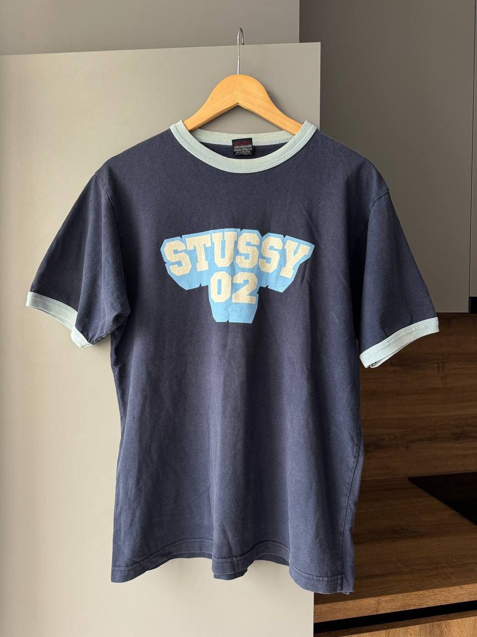 Stussy Vintage Stussy 02 Sunfaded T-shirt Made in USA Size US L / EU 52-54 / 3 - 1 Thumbnail