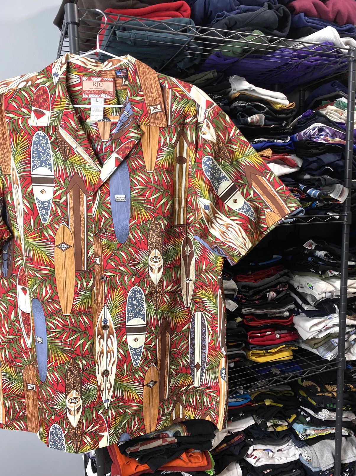 Vintage Rare! Vintage RJC Made In Hawaii USA Shirt American Vtg Size US L / EU 52-54 / 3 - 3 Thumbnail