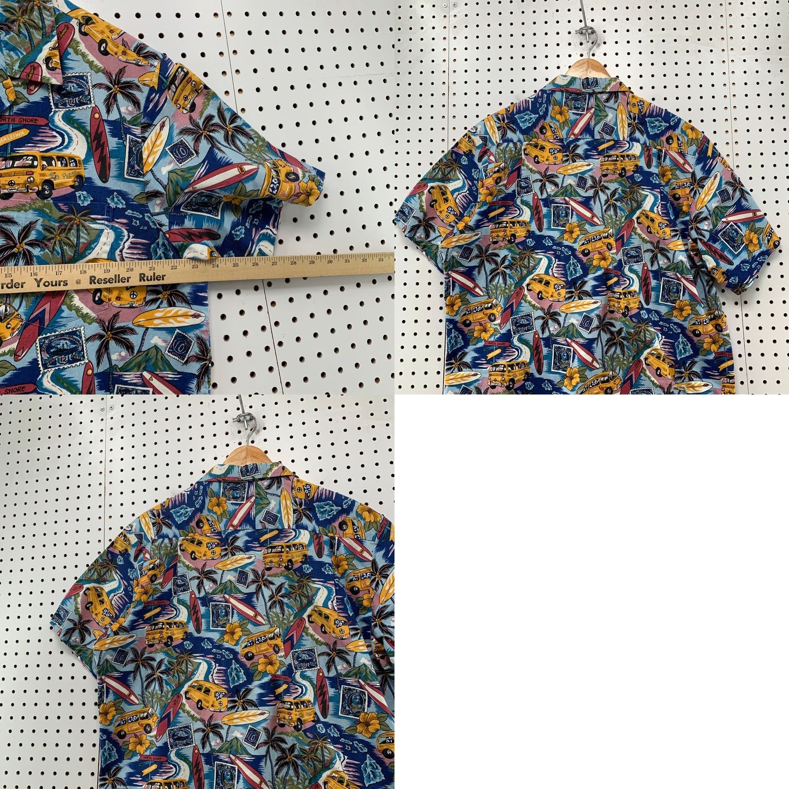 Vintage VINTAGE RJC Hawaiian Shirt Mens XL Surf Board Beach All Over Graphic USA Shirt XS? Size US XL / EU 56 / 4 - 9 Thumbnail