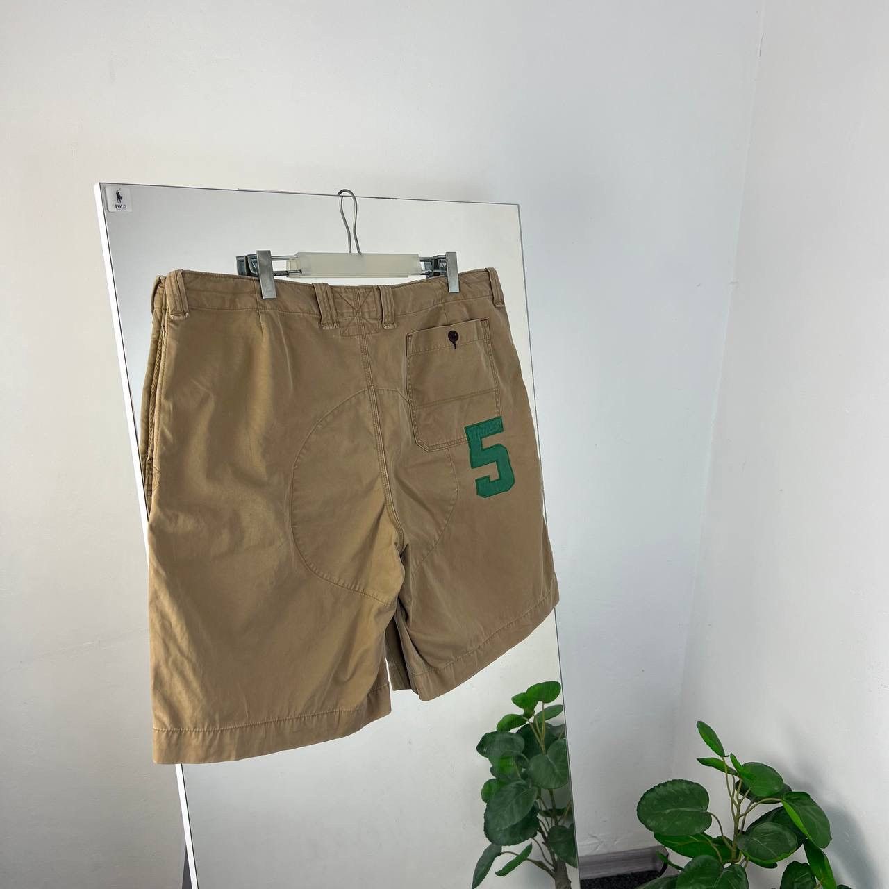 Vintage Vintage Y2K Polo Ralph Lauren Big Logo Chino Shorts Size US 42 / EU 58 - 2 Thumbnail