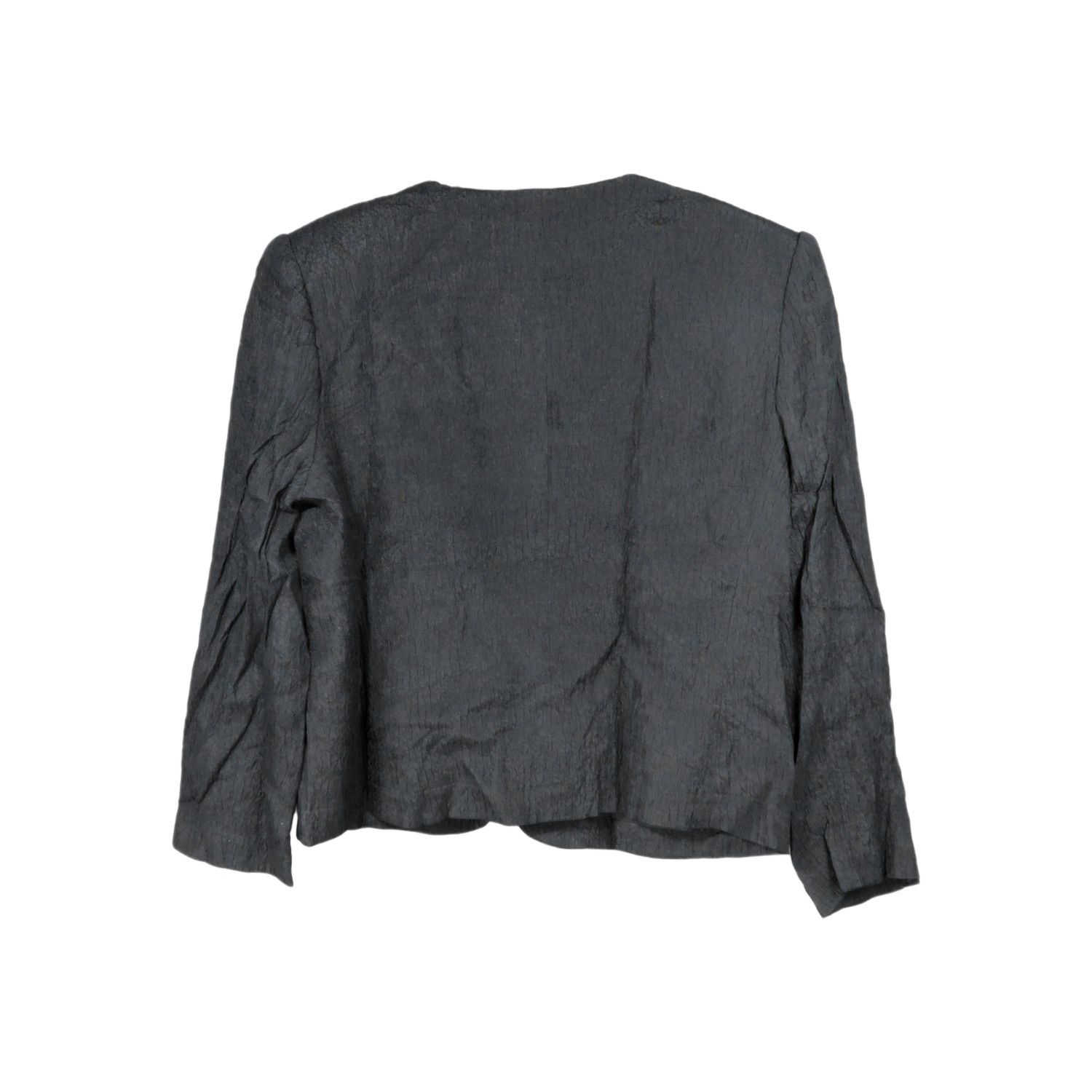 Givenchy GIVENCHY HI FORMAL COLLARLESS SILK CLIP CLOSURE JACKET Size L / US 10 / IT 46 - 2 Thumbnail