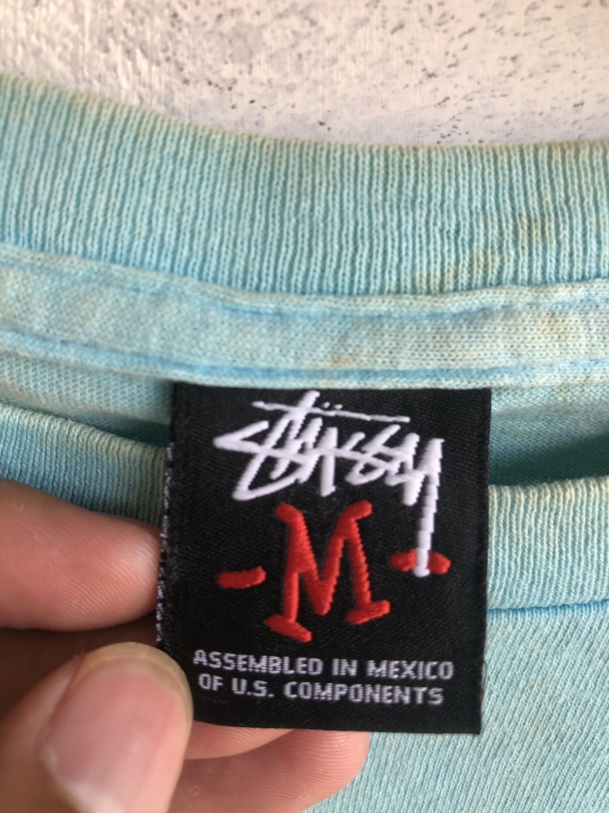 Stussy × Vintage 00s Stussy Logo Tshirt Tee Size US M / EU 48-50 / 2 - 10 Thumbnail