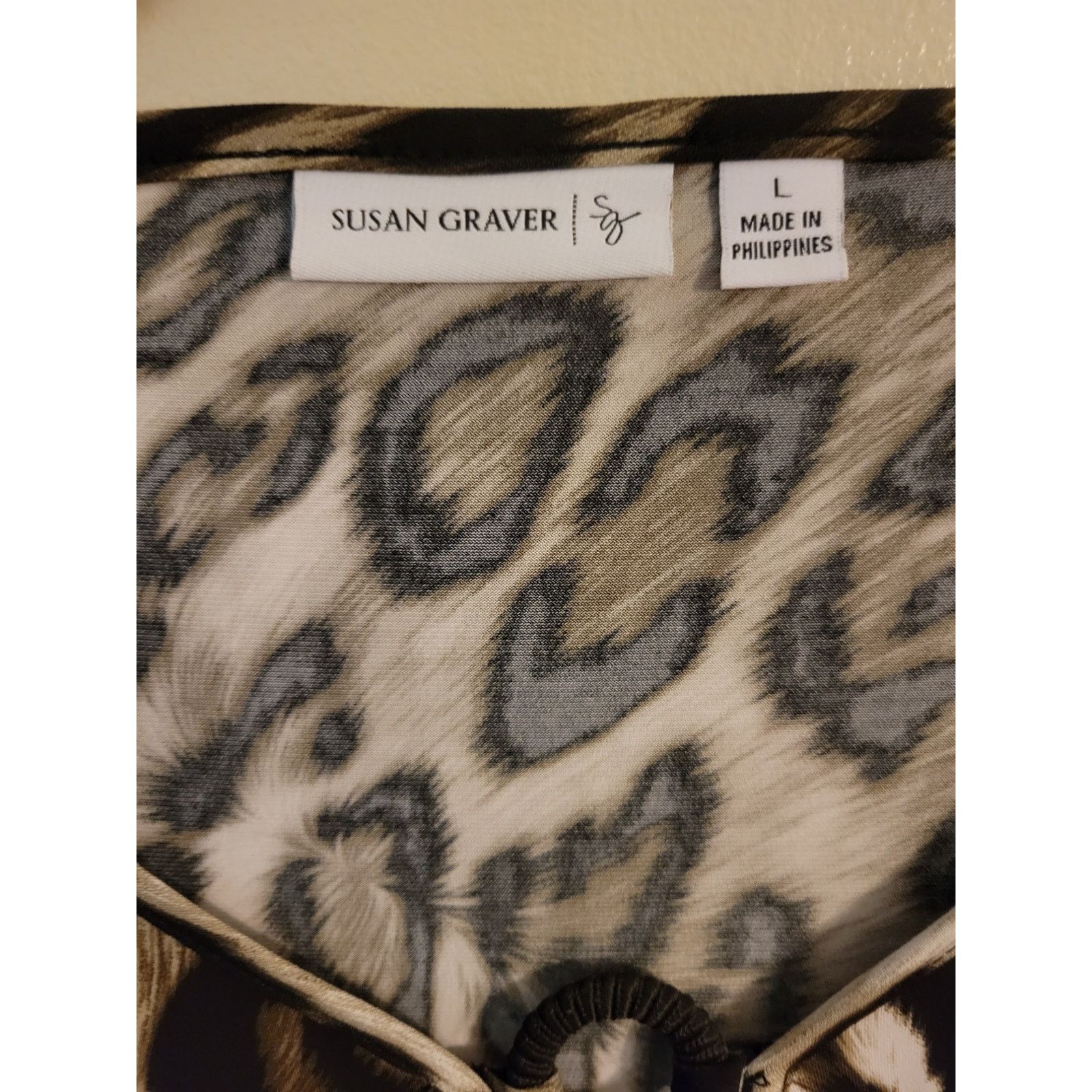 Other Susan Graver Animal Print top size L Size L / US 10 / IT 46 - 4 Thumbnail