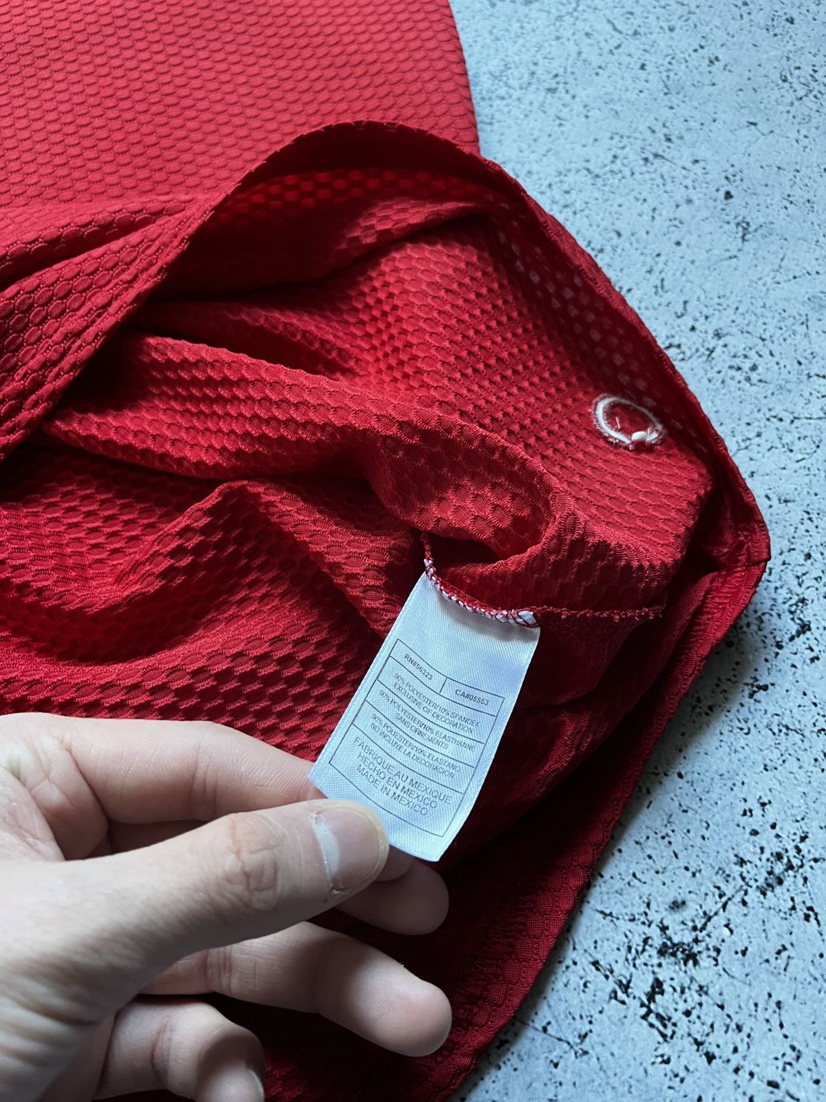 Nike × Vintage Vintage Nike Sphere Sleeveless Red Waffle Tank Top Y2K USA Size US XL / EU 56 / 4 - 9 Thumbnail
