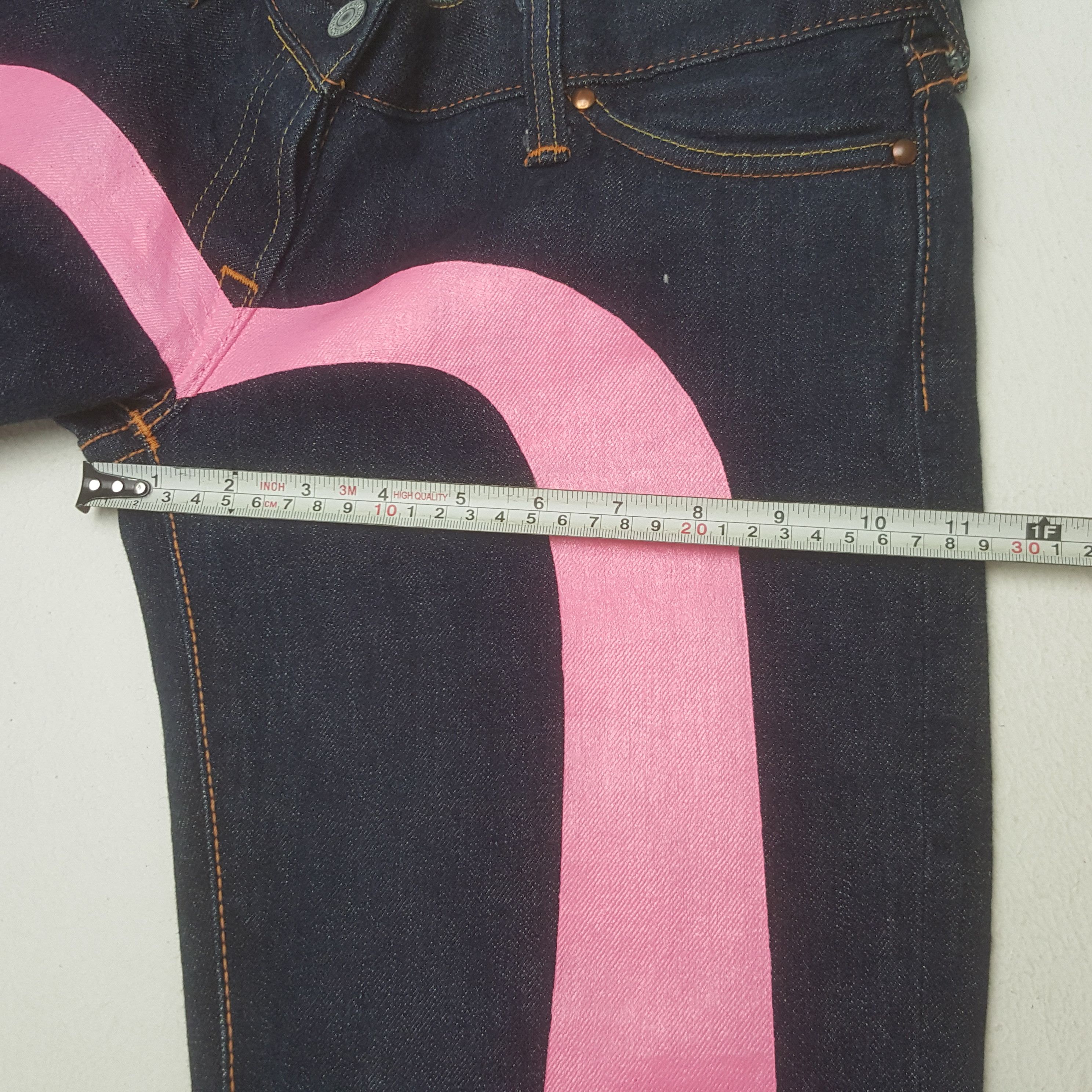 Evisu Vintage Evisu Japanese Brand Daicock Pink Art Custom Jeans Size 32" / US 10 / IT 46 - 11 Thumbnail