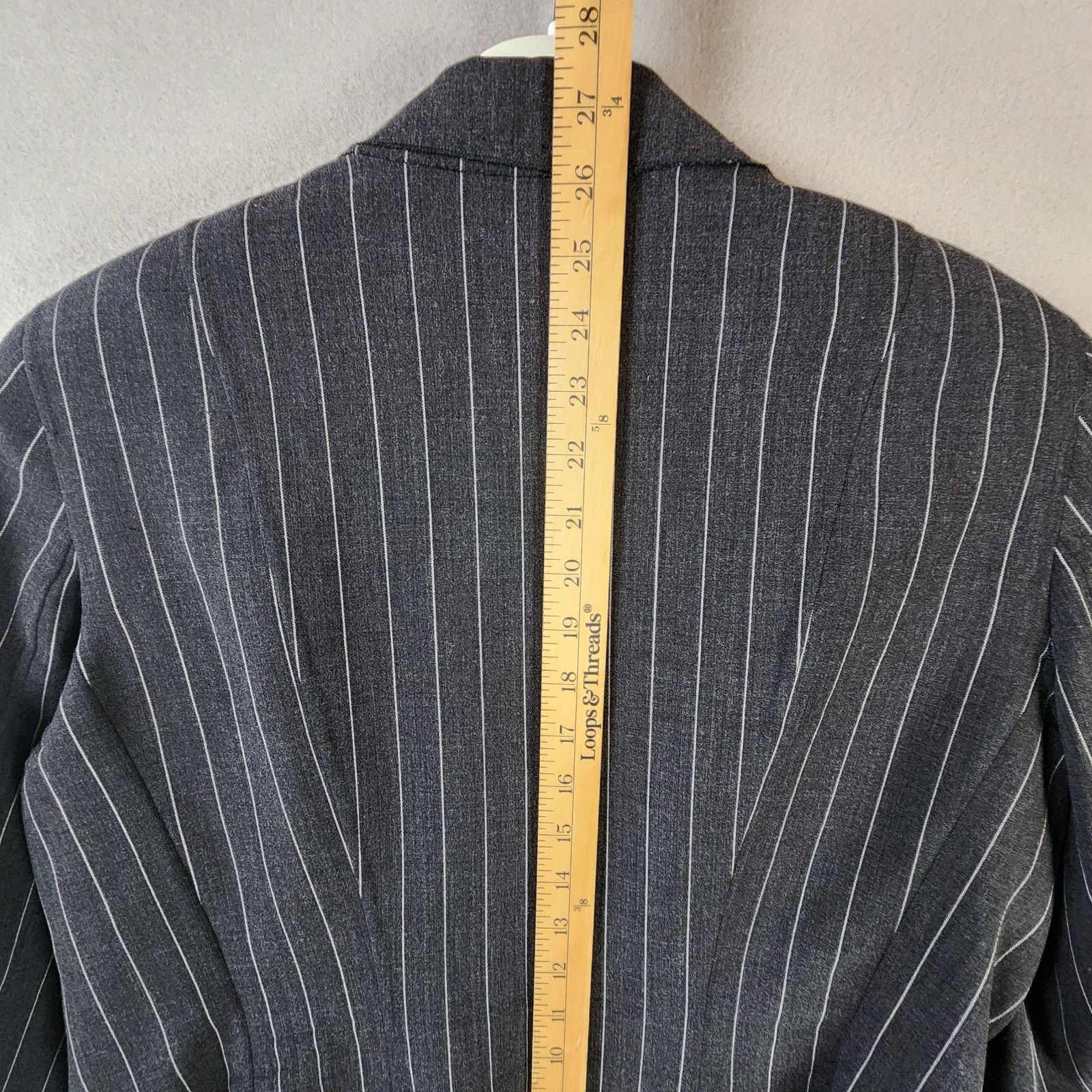 Escada Escada Pinstripe Pant Suit Blazer+Trousers Women Sz 12 Wool Size XL / US 12-14 / IT 48-50 - 9 Thumbnail