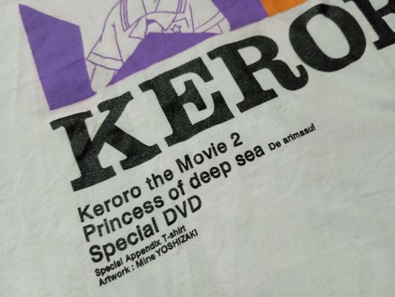 Cartoon Network VTG 2000s Keroro Gunso 🐸💣💥 Movie Anime Tshirt🍿📺 Size US M / EU 48-50 / 2 - 3 Thumbnail