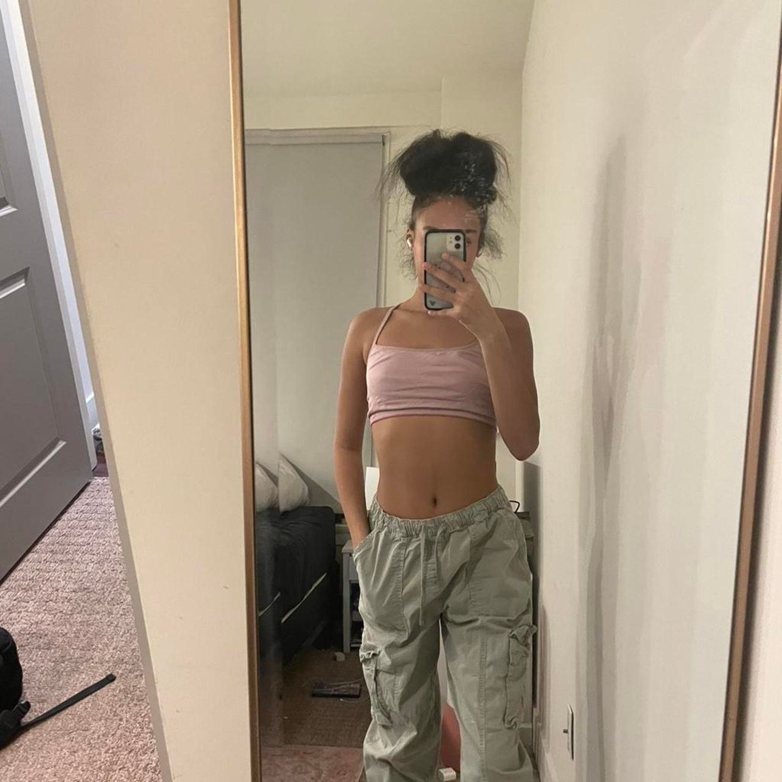 Garage Garage light green cargo pants Size 27" / US 4 / IT 40 - 5 Thumbnail
