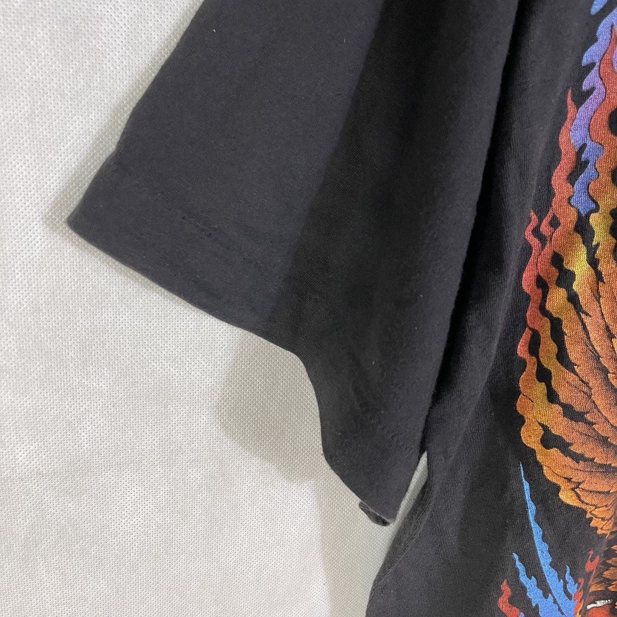 Vintage Vintage 90s Rock Eagle Snake Flame Live To Ride Tee Size US XL / EU 56 / 4 - 9 Thumbnail