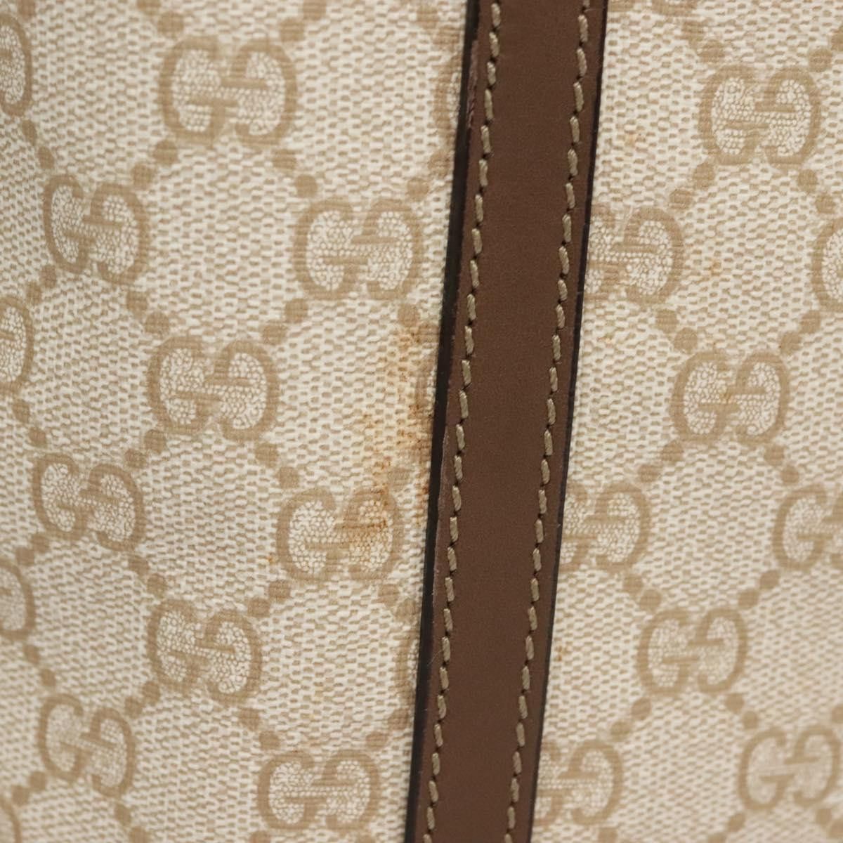 Gucci GUCCI GG Supreme Tote Bag Pvc White Gold Size ONE SIZE - 4 Thumbnail