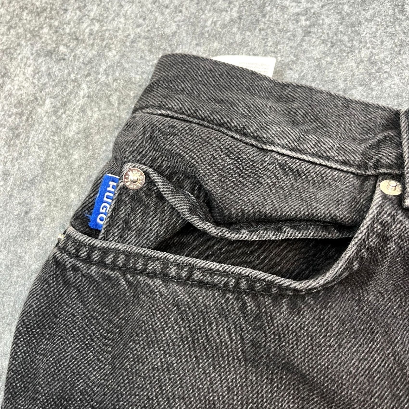 Hugo Boss HUGO BOSS Jeans Straight 32 32 Dark Grey Cotton Denim Relaxed Men Regular Size 32 Jeans Size US 32 / EU 48 - 7 Thumbnail