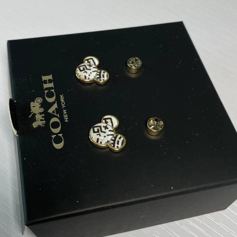 Coach Coach Disney Mickey Mouse X Keith Haring Stud Earrings Set Size ONE SIZE - 5 Thumbnail