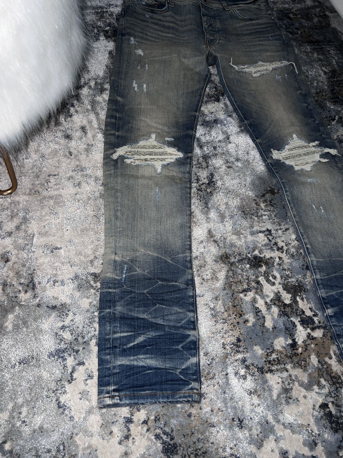 Amiri Amiri bandana denim patch mx1 jeans Size US 33 - 3 Thumbnail