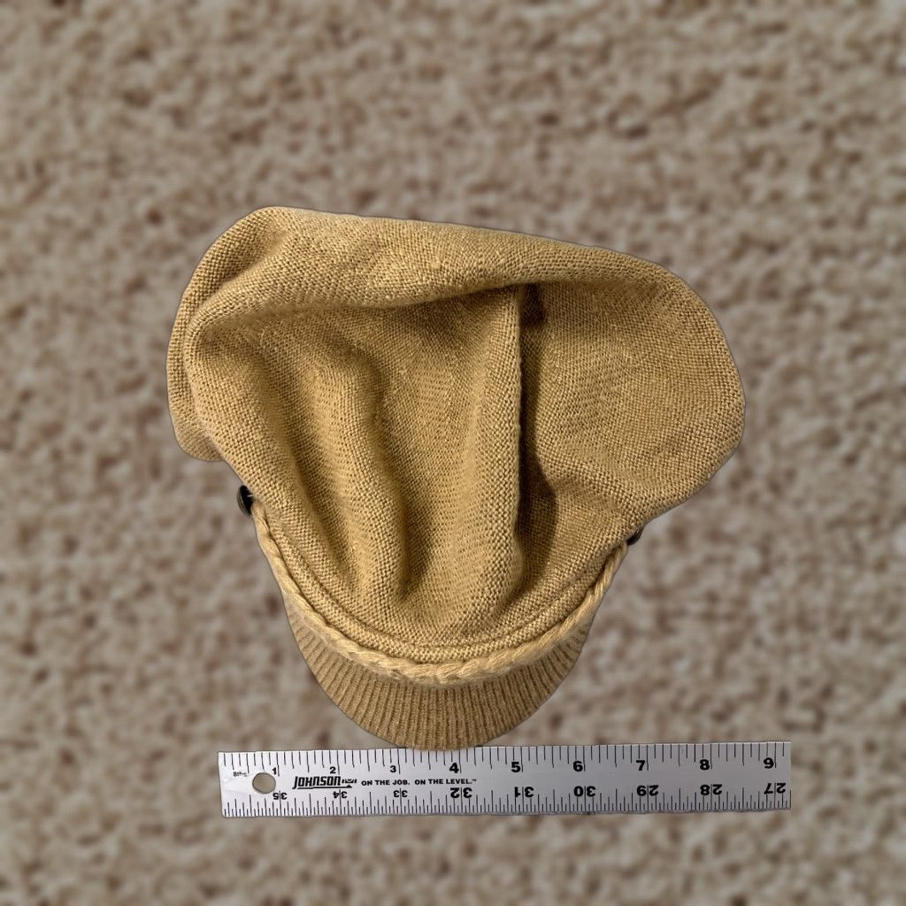 JCPenney JCPenney Beanie Hat Womens One Size Beige Acrylic Knit Brim Bill 100% Acrylic Beanie - J. C. Penney Womens Size ONE SIZE - 1 Thumbnail