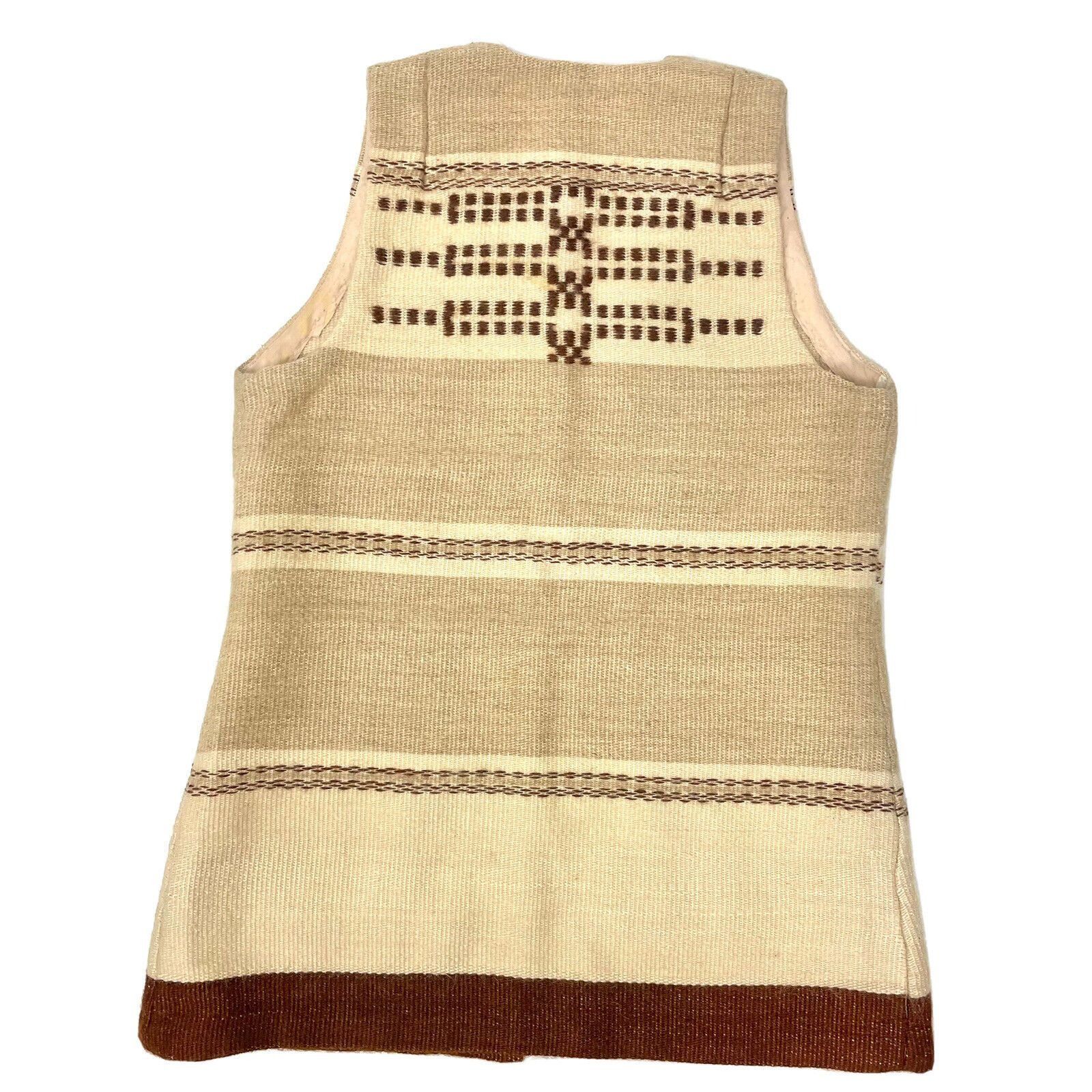 Other Vtg Thabana Li Mele Handmade Woven African MOHAIR Vest Size S / US 4 / IT 40 - 3 Thumbnail
