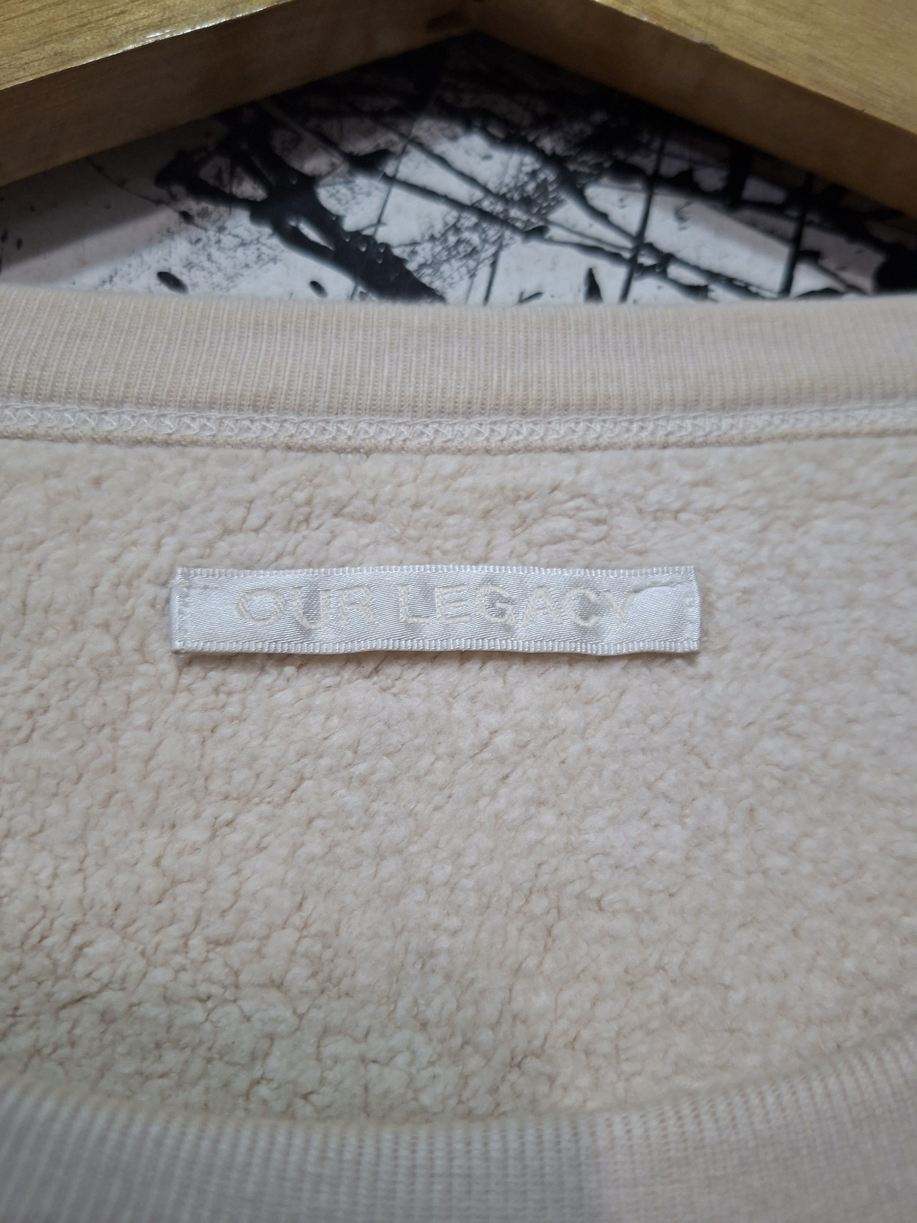 Our Legacy OUR LEGACY COTTON EGGSHELL SWEATSHIRT Size US L / EU 52-54 / 3 - 4 Thumbnail