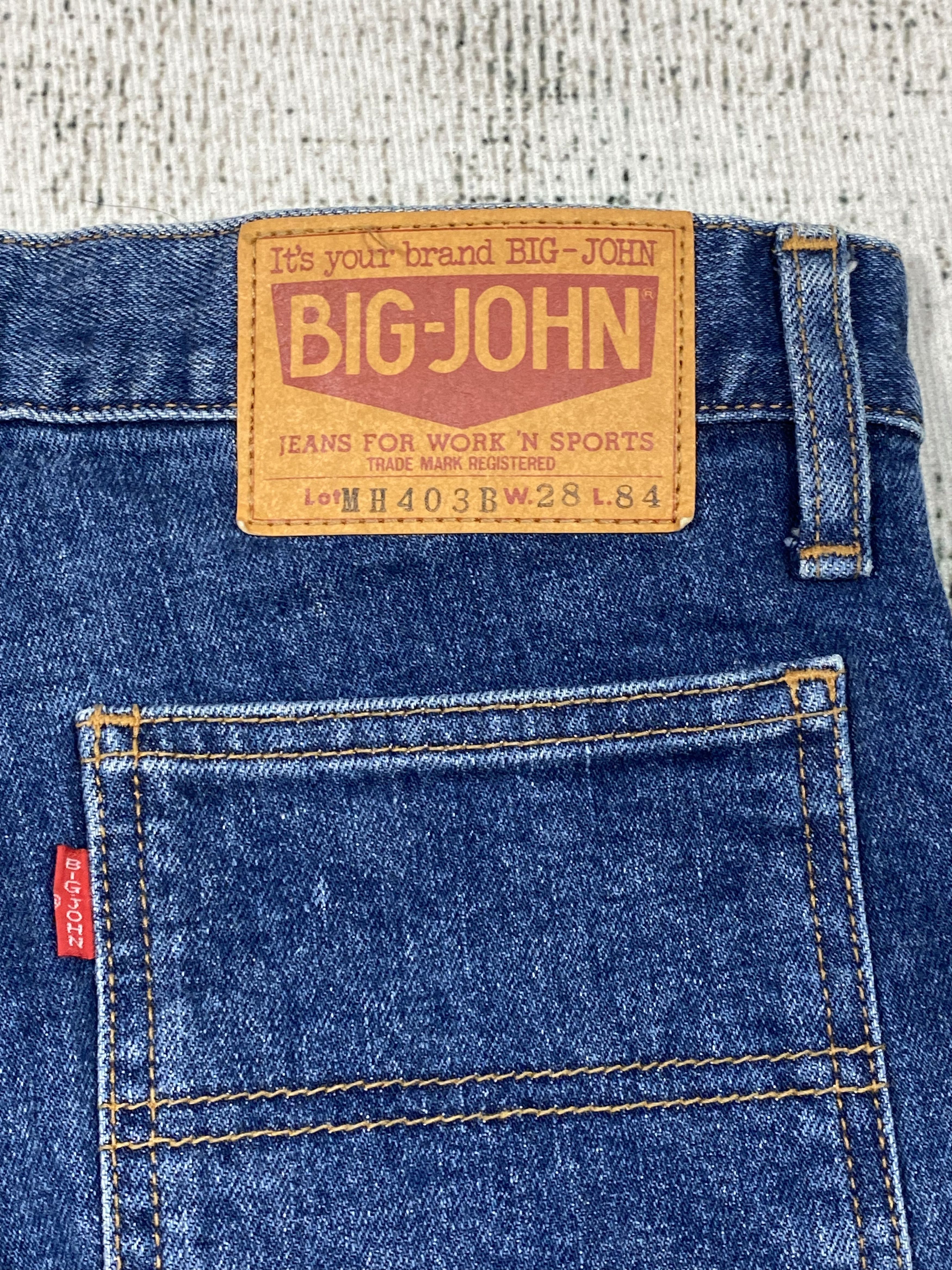 Big John SICKS💥Flare Bell Bottoms Jeans Vintage Big John Size US 27 - 12 Thumbnail