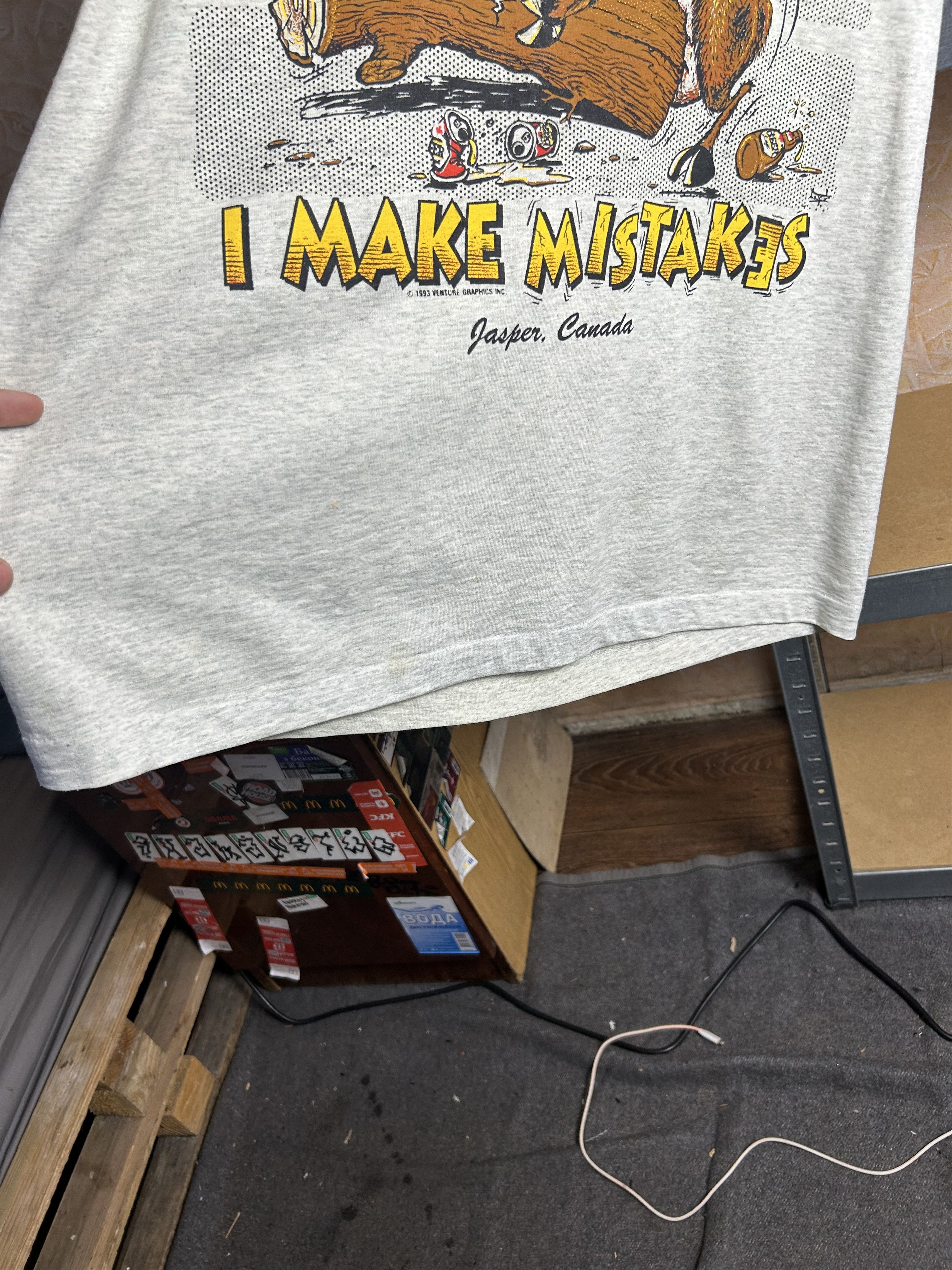 Vintage Vintage 90s Drunk Moose Funny Humor Sex T-shirt Size US L / EU 52-54 / 3 - 11 Thumbnail