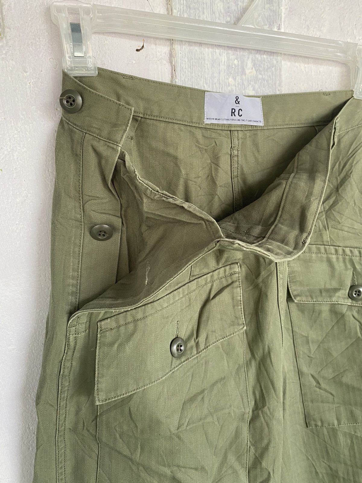 Japanese Brand & RC Military Style Pockets Utilities Women’s Army Pant Size 28" / US 6 / IT 42 - 10 Thumbnail