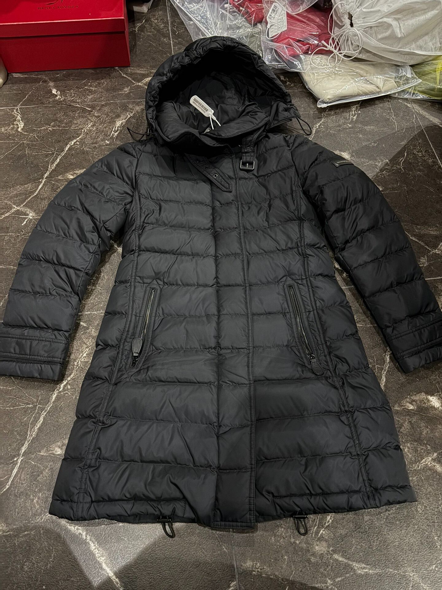 Burberry Burberry Brit Black Long Down Jacket S Size US S / EU 44-46 / 1 - 1 Thumbnail