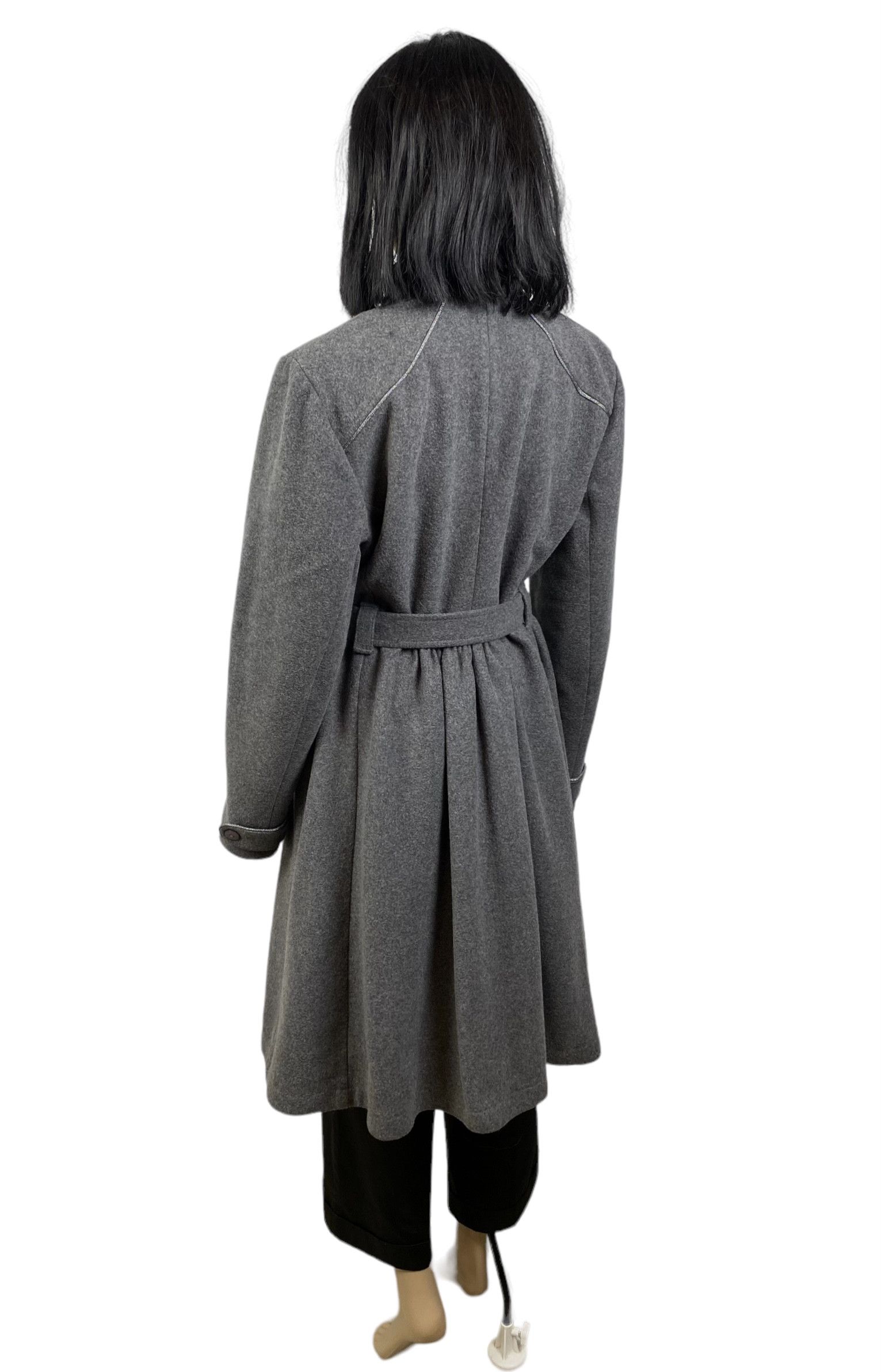 Designer Stella Nova Wool-Cashmere Belted Coat size 42 Size M / US 6-8 / IT 42-44 - 8 Thumbnail