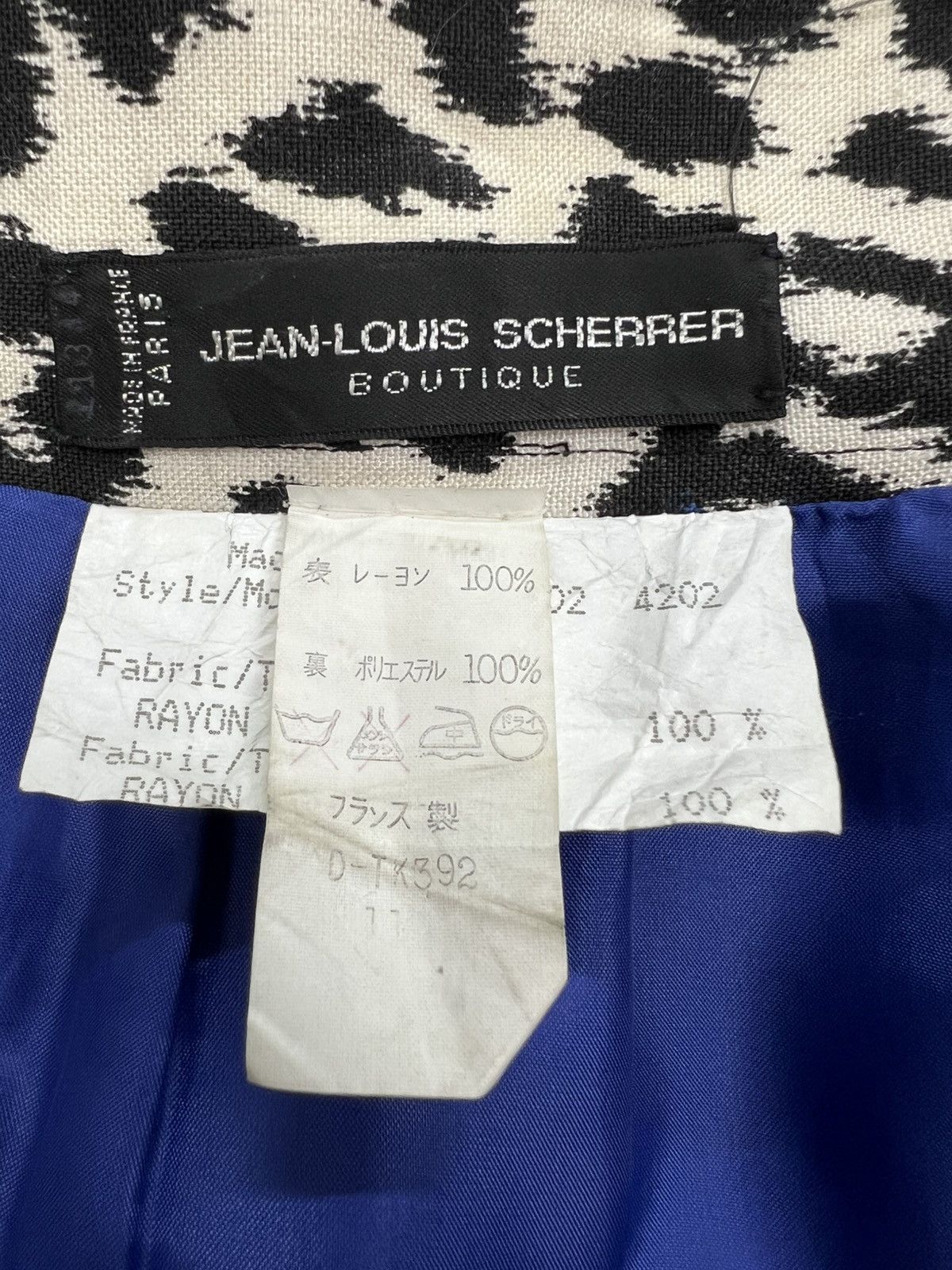 Jean-Louis Scherrer Vintage Jean-Louis Scherrer Leopard Skirt Size 28" / US 6 / IT 42 - 6 Thumbnail