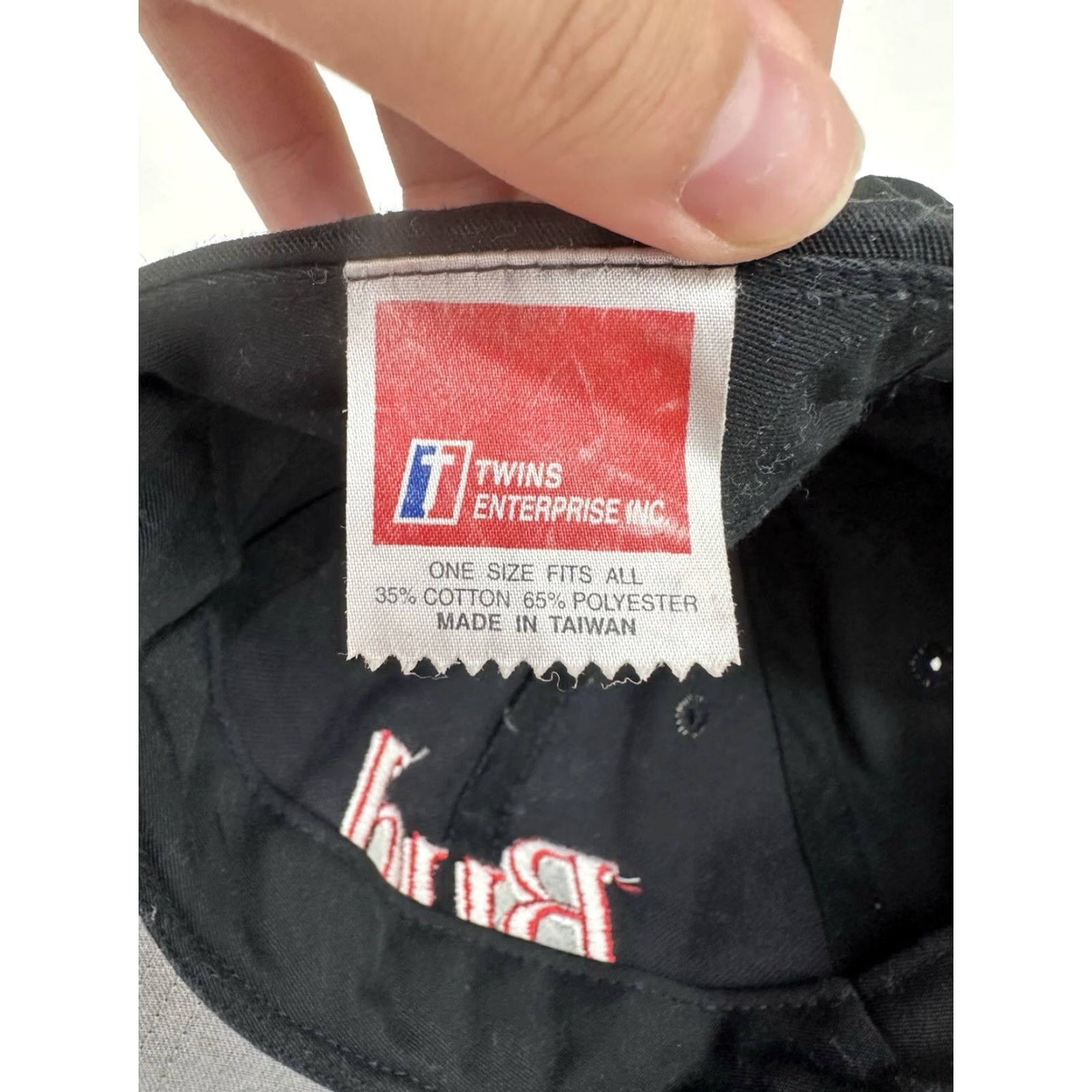 Twins Twins Enterprise Snapback Hat Bud King Of Beers Black Embroidered Adjustable Cap Mens Hat Size ONE SIZE - 5 Thumbnail